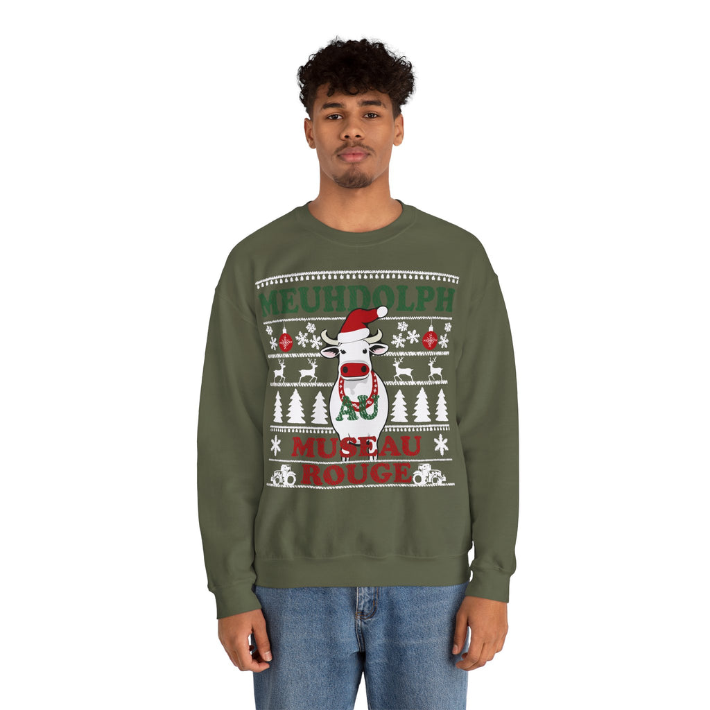 Meuhdolph Ugly Christmas Sweater