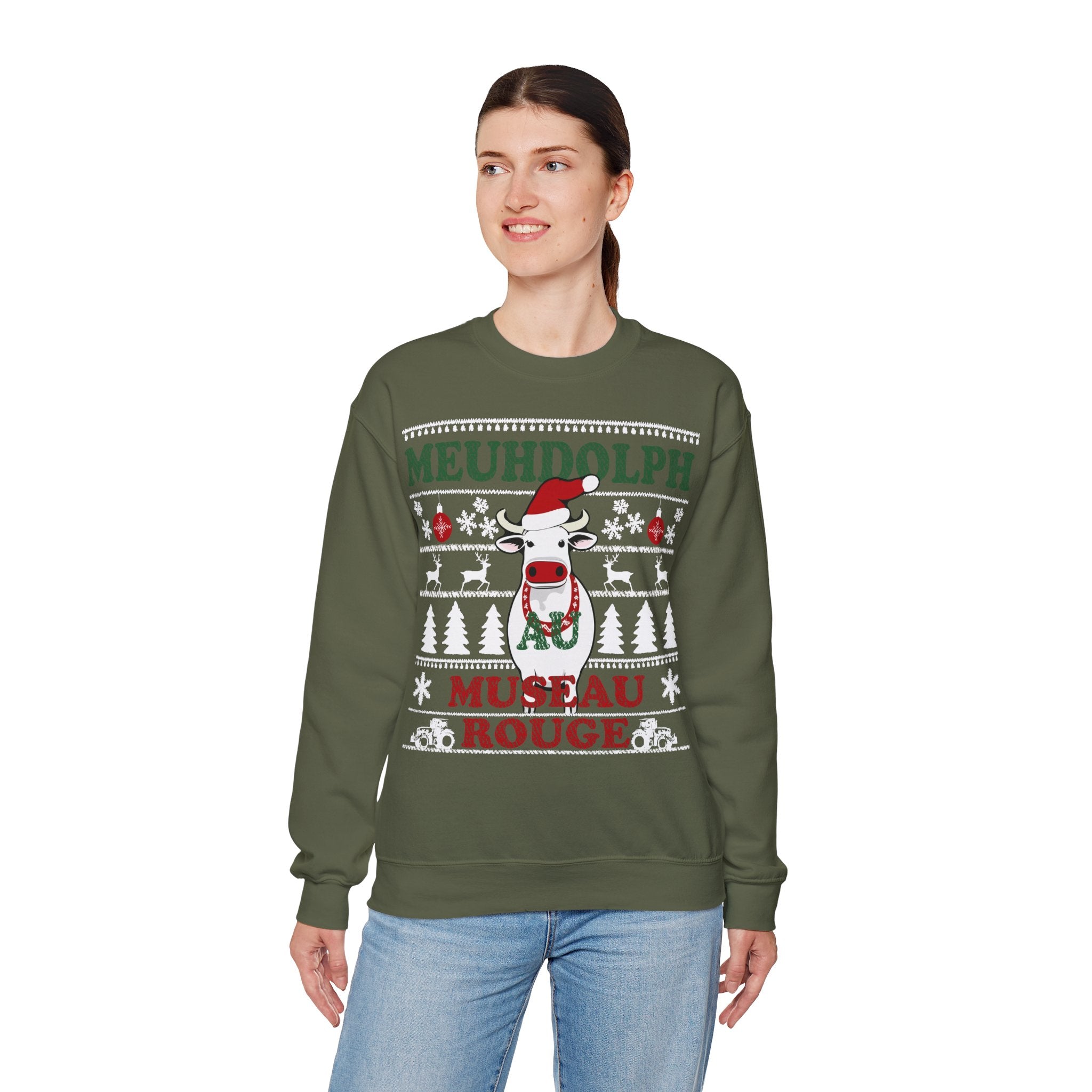 Meuhdolph Ugly Christmas Sweater