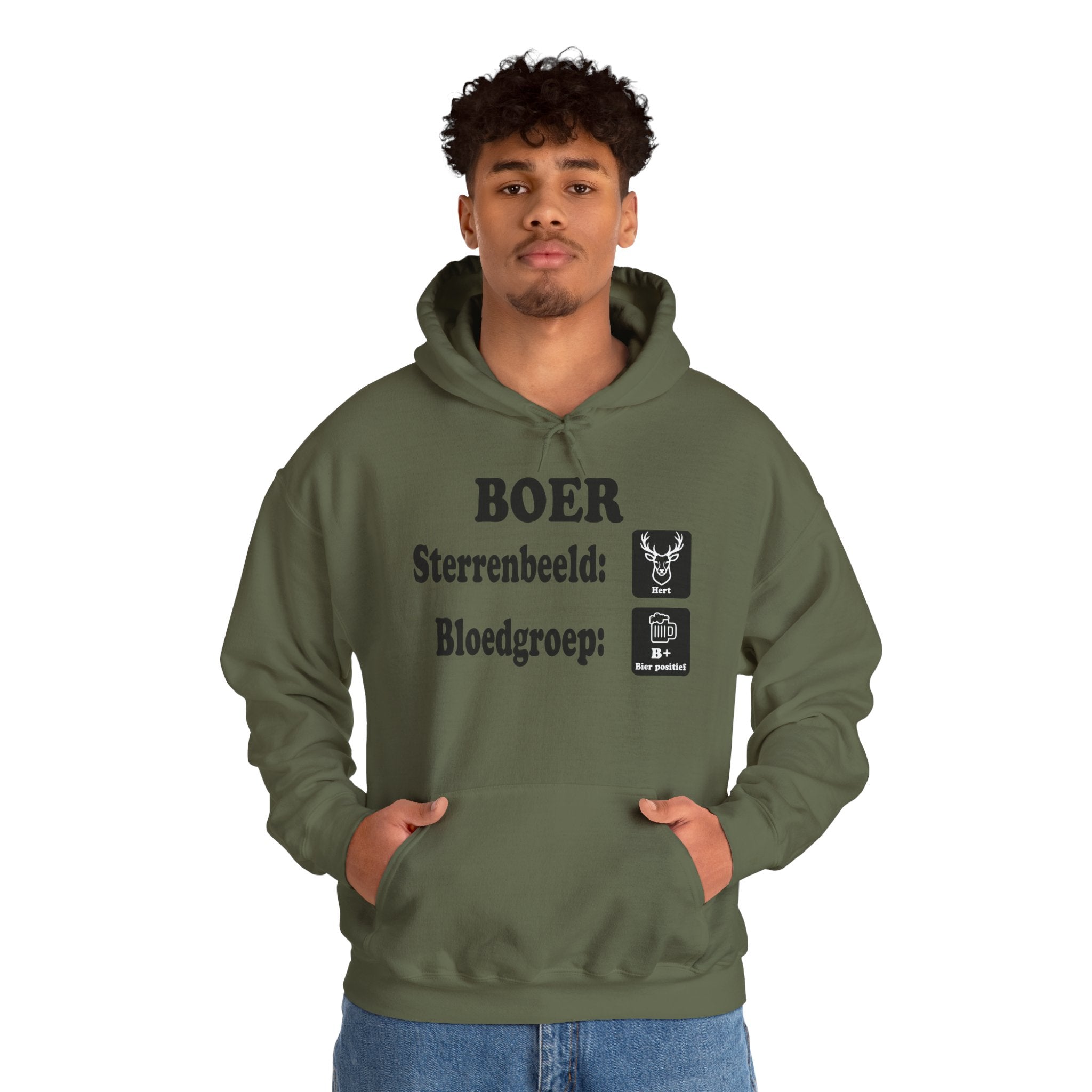 Hoodie Sterrenbeeld Hert & Bloedgroep B+