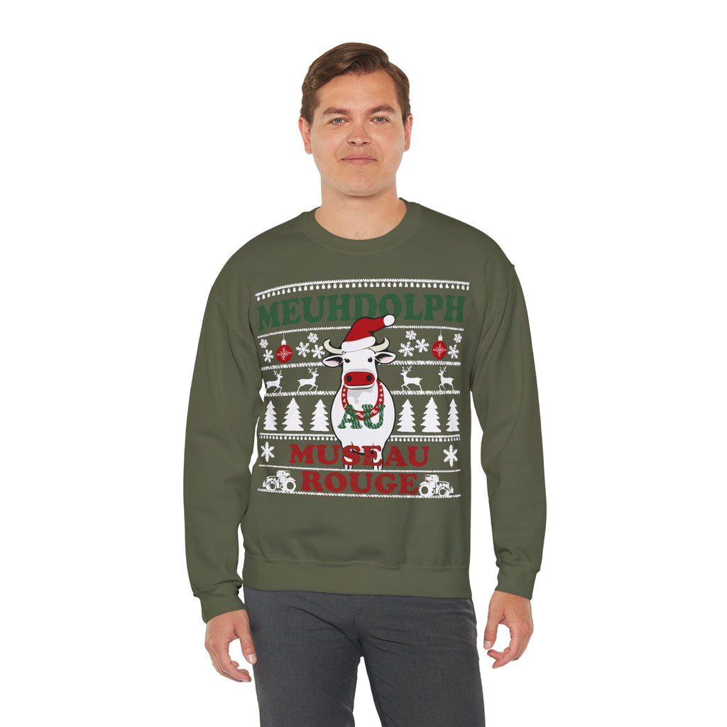 Meuhdolph Ugly Christmas Sweater