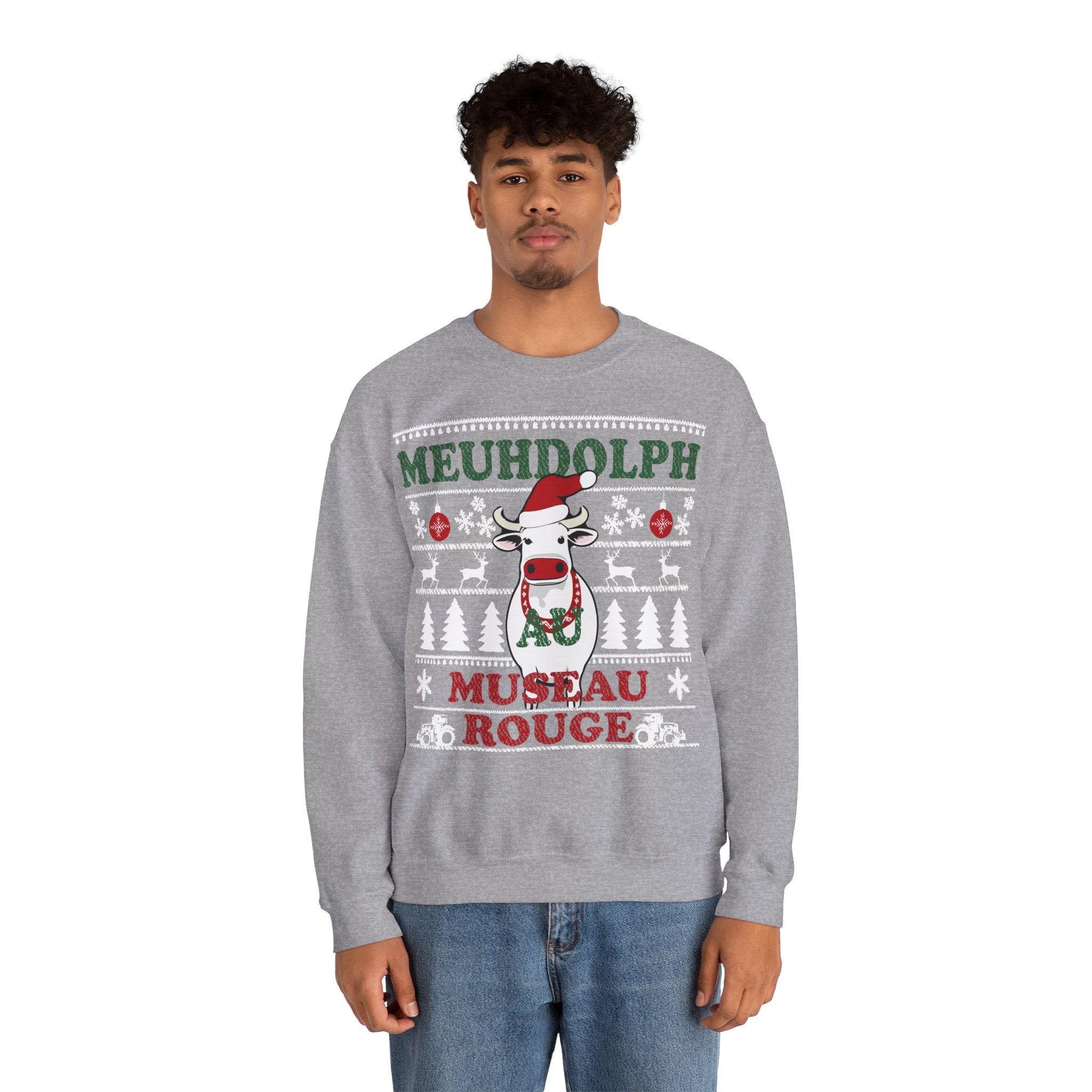Meuhdolph Ugly Christmas Sweater
