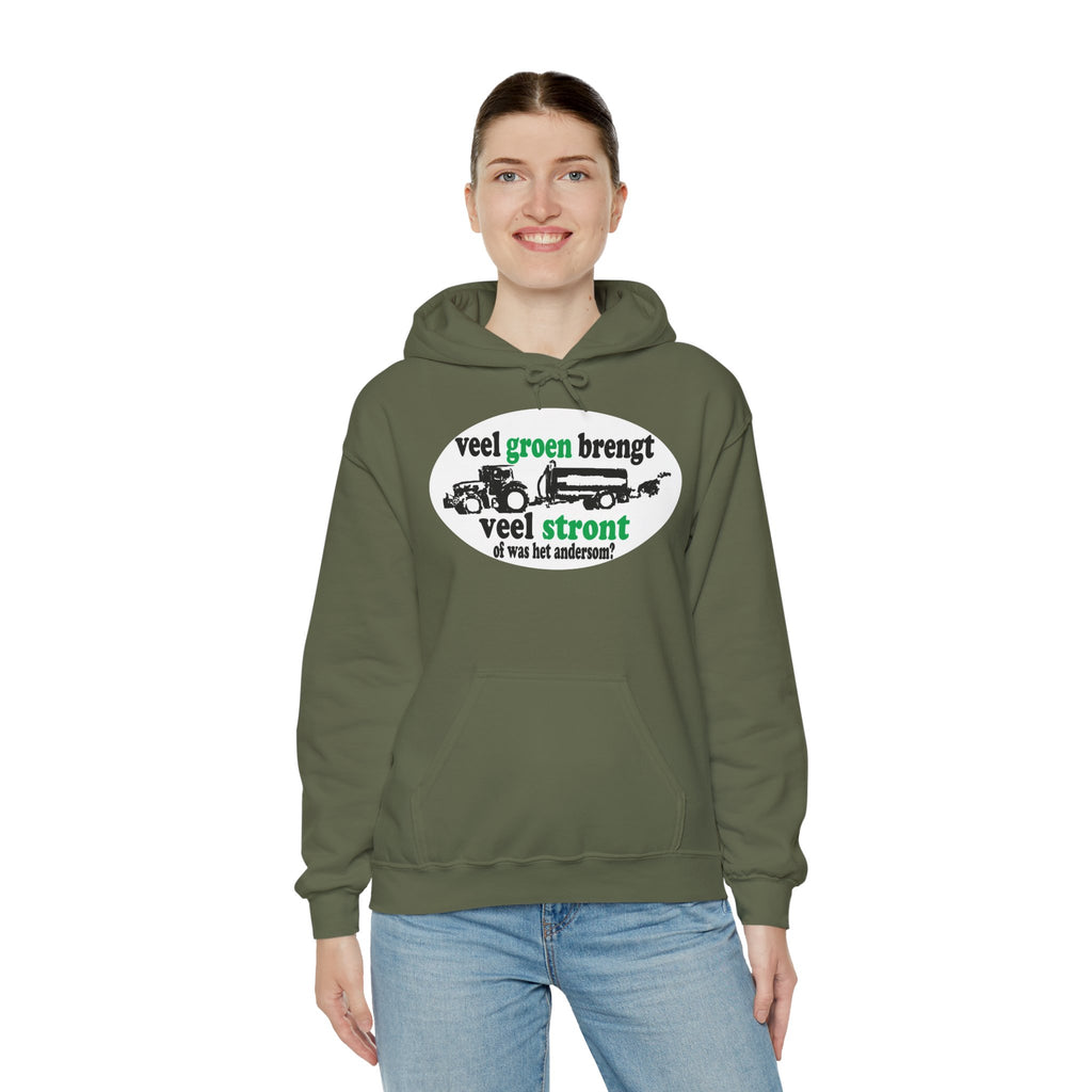 Veel groen brengt veel stront Hoodie