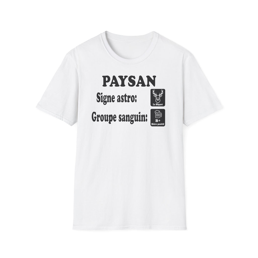 T-shirt Signe Astro & Groupe Sanguin