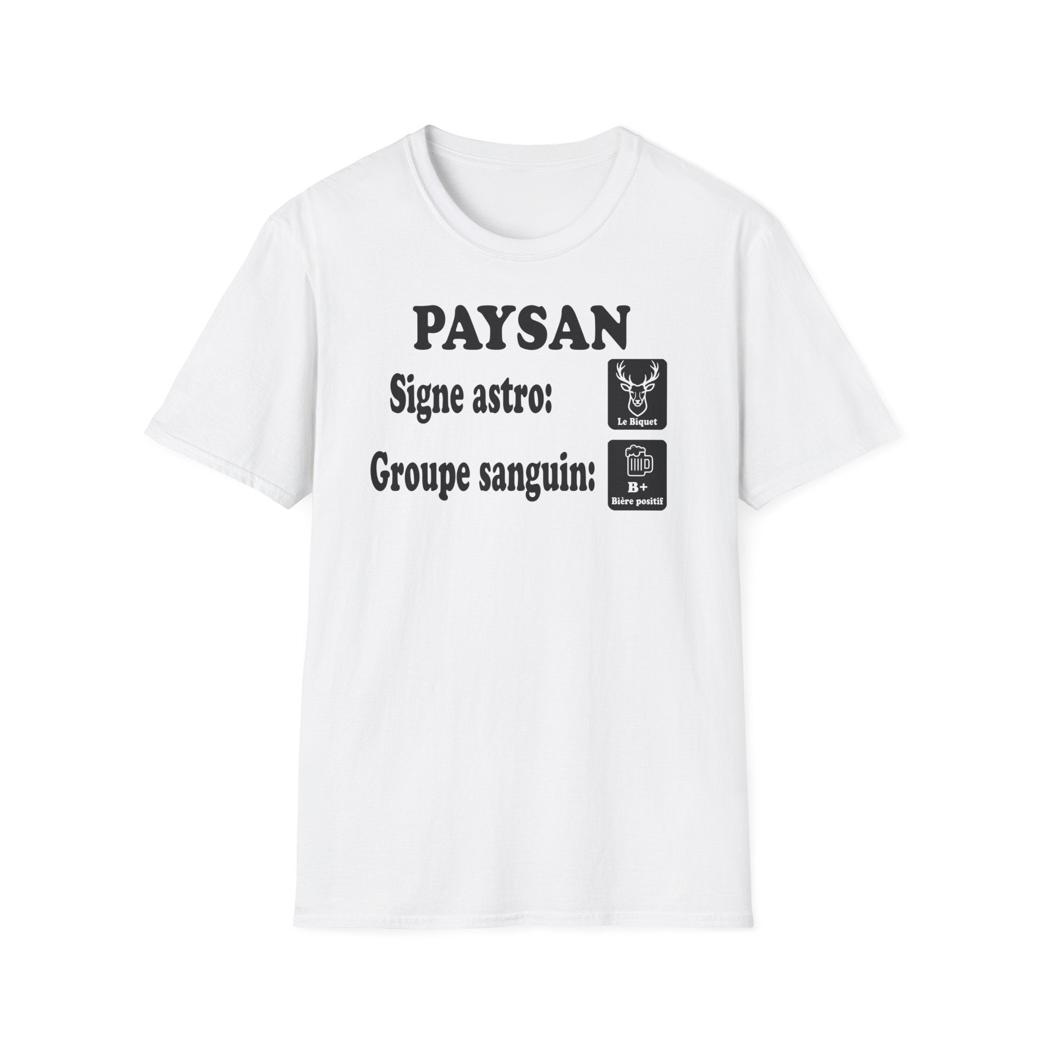 T-shirt Signe Astro & Groupe Sanguin