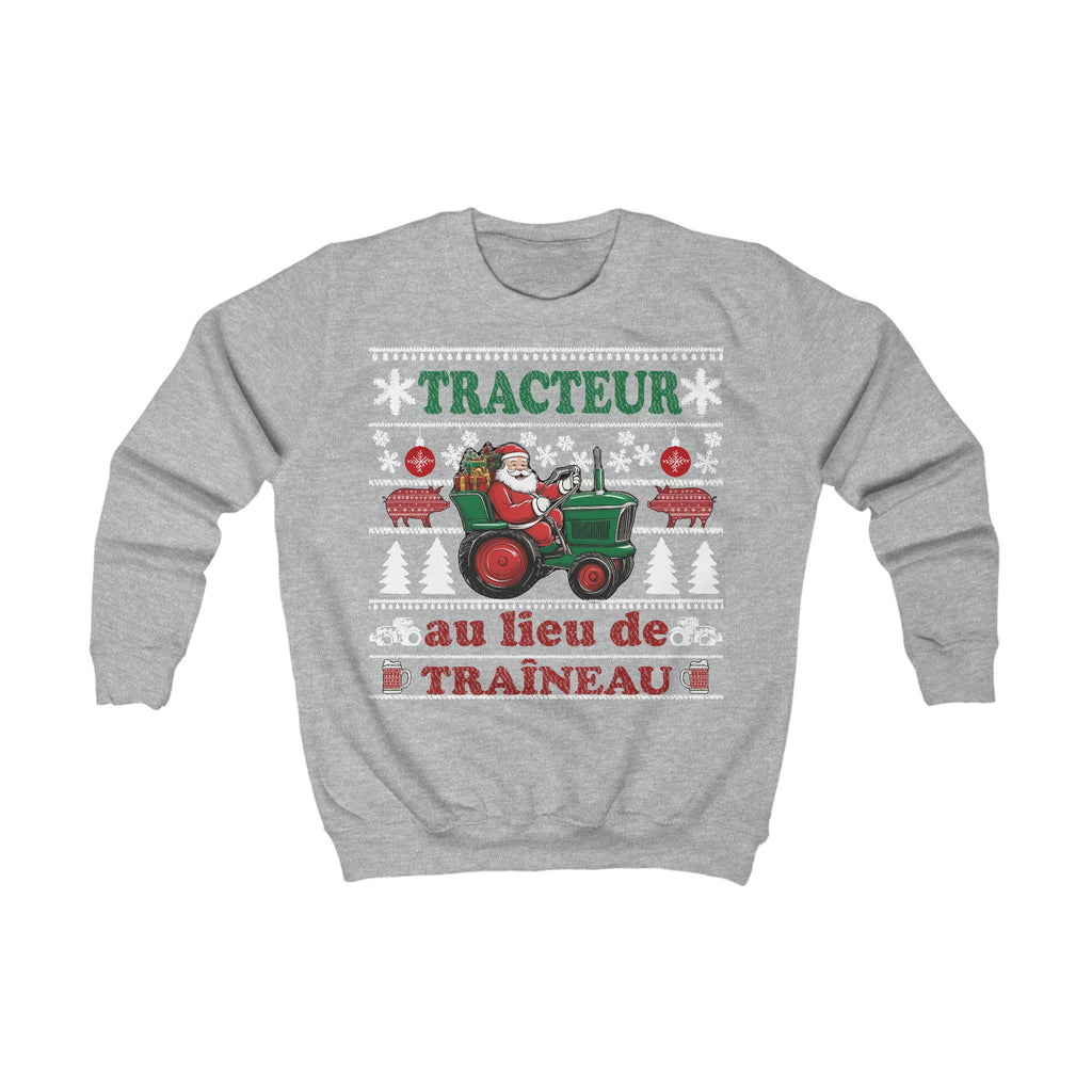 Sweatshirt enfant Trecteur au lieu de Traîneaux