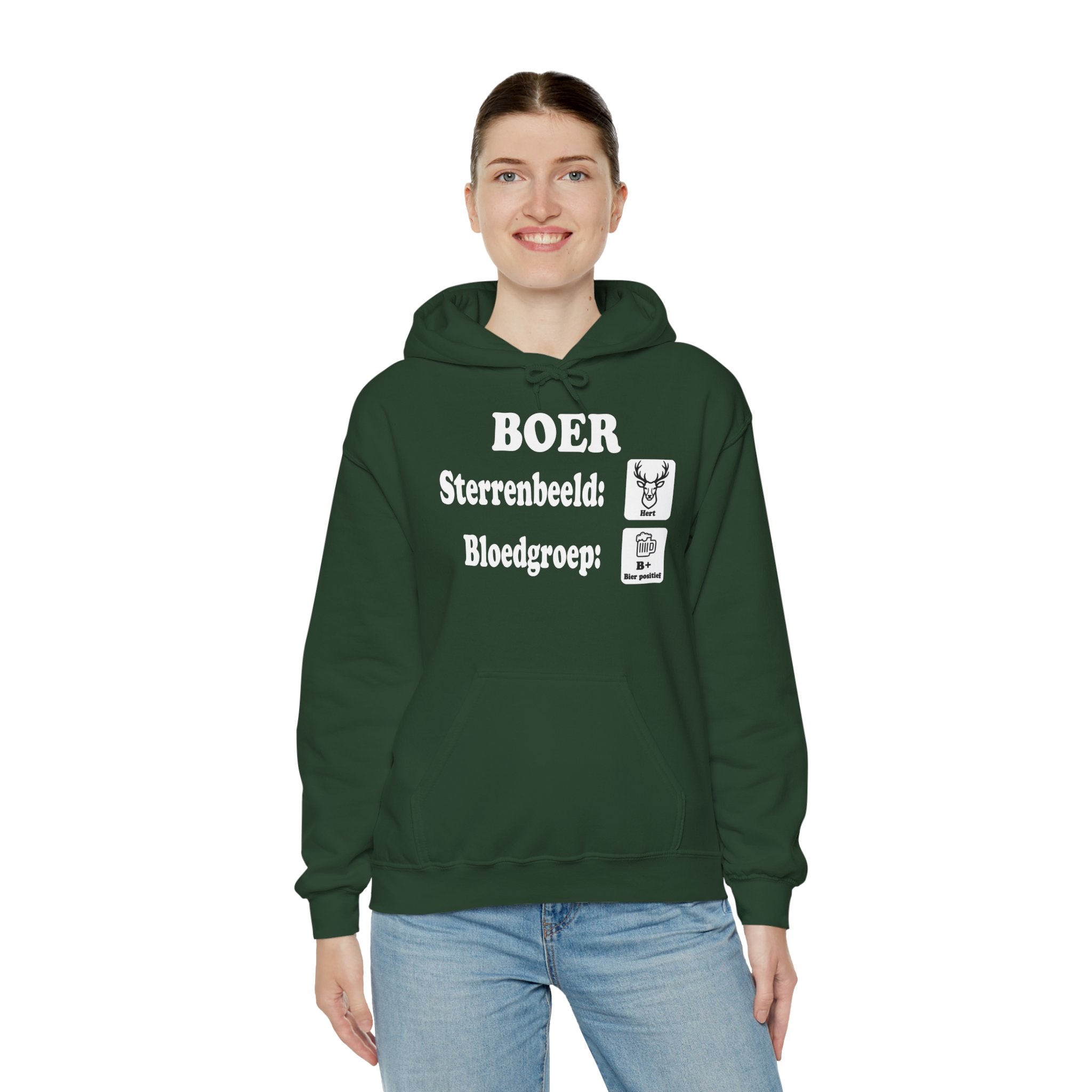 Hoodie Sterrenbeeld Hert & Bloedgroep B+