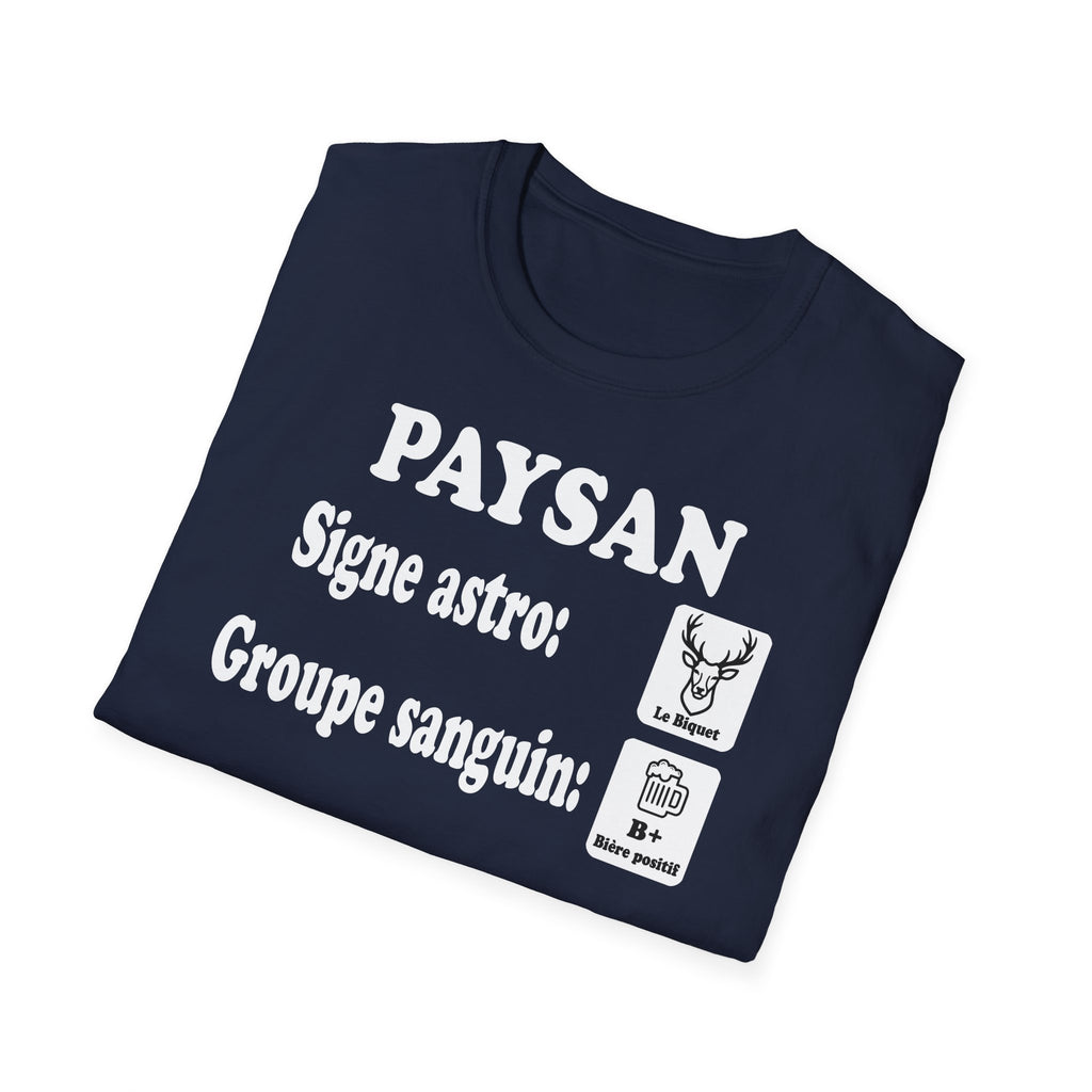 T-shirt Signe Astro & Groupe Sanguin
