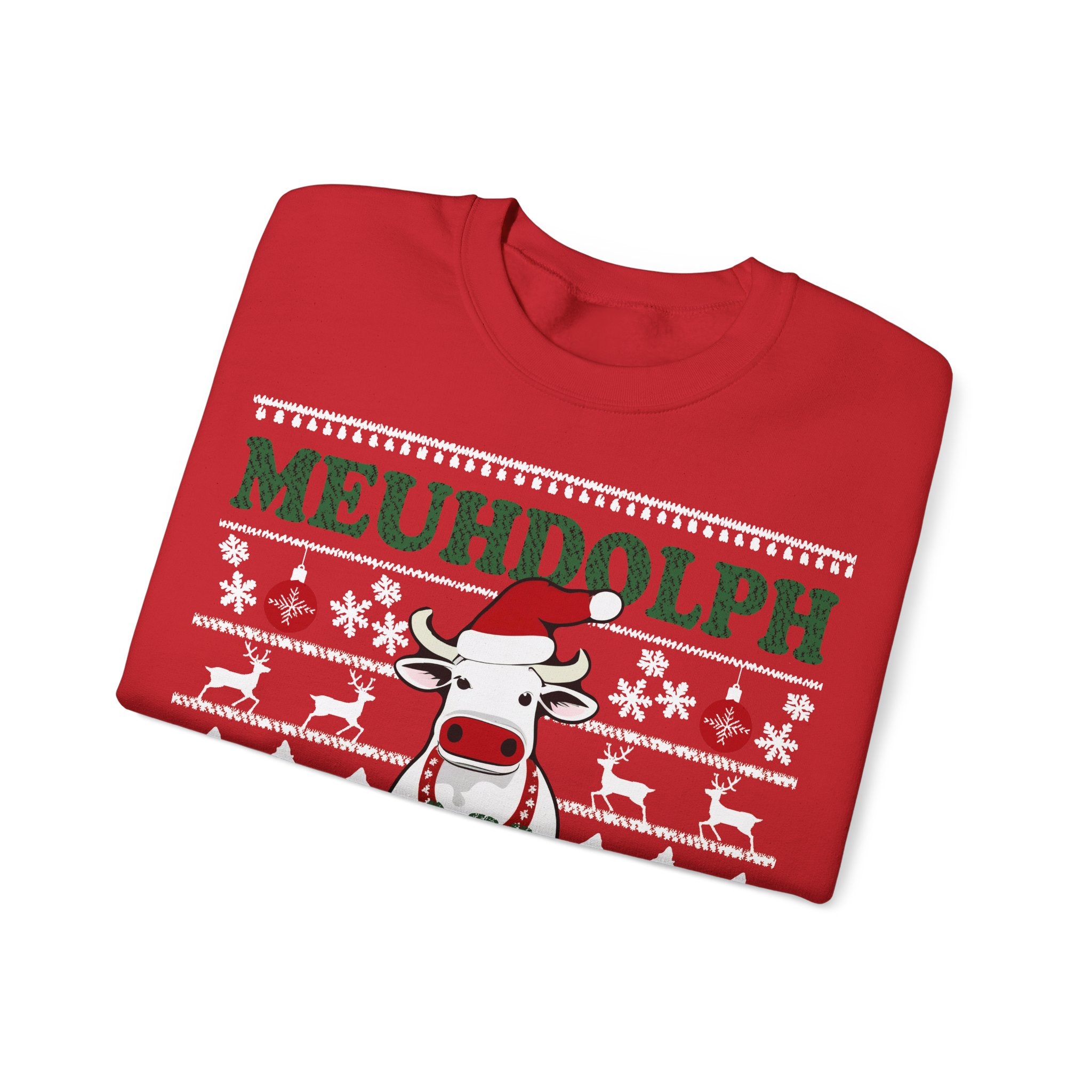 Meuhdolph Ugly Christmas Sweater