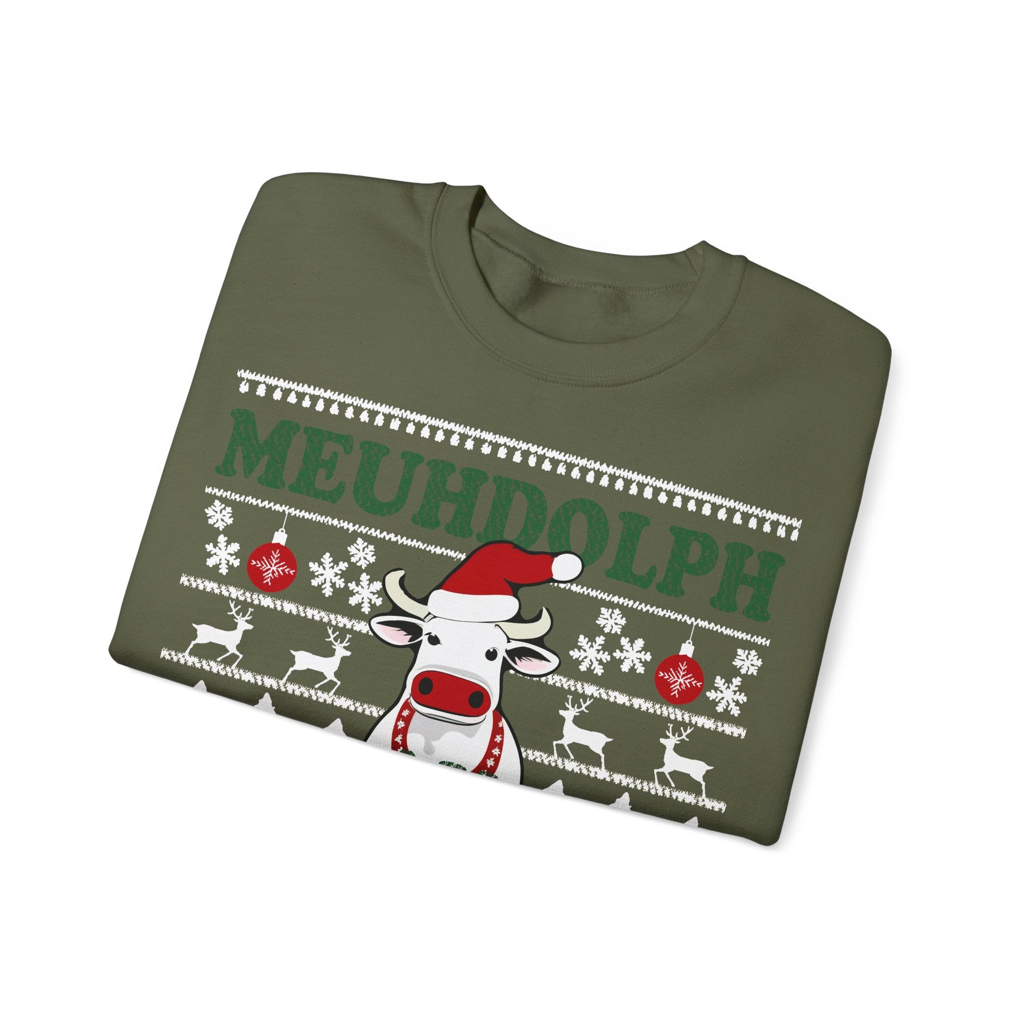 Meuhdolph Ugly Christmas Sweater