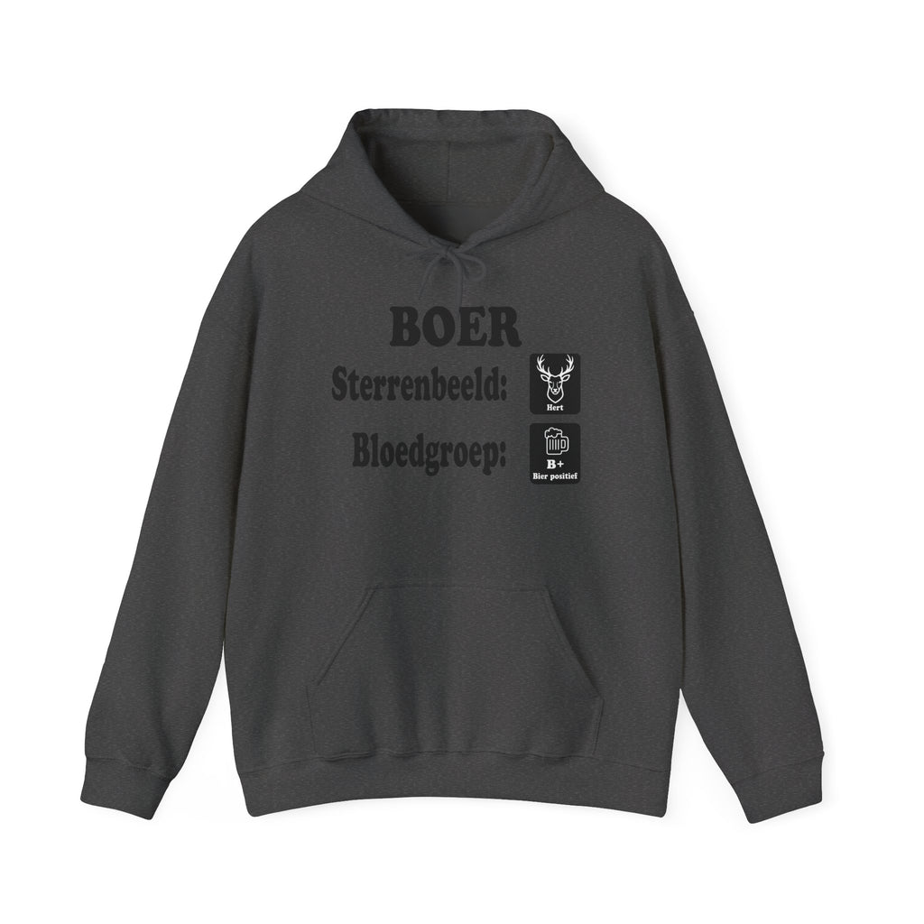 Hoodie Sterrenbeeld Hert & Bloedgroep B+