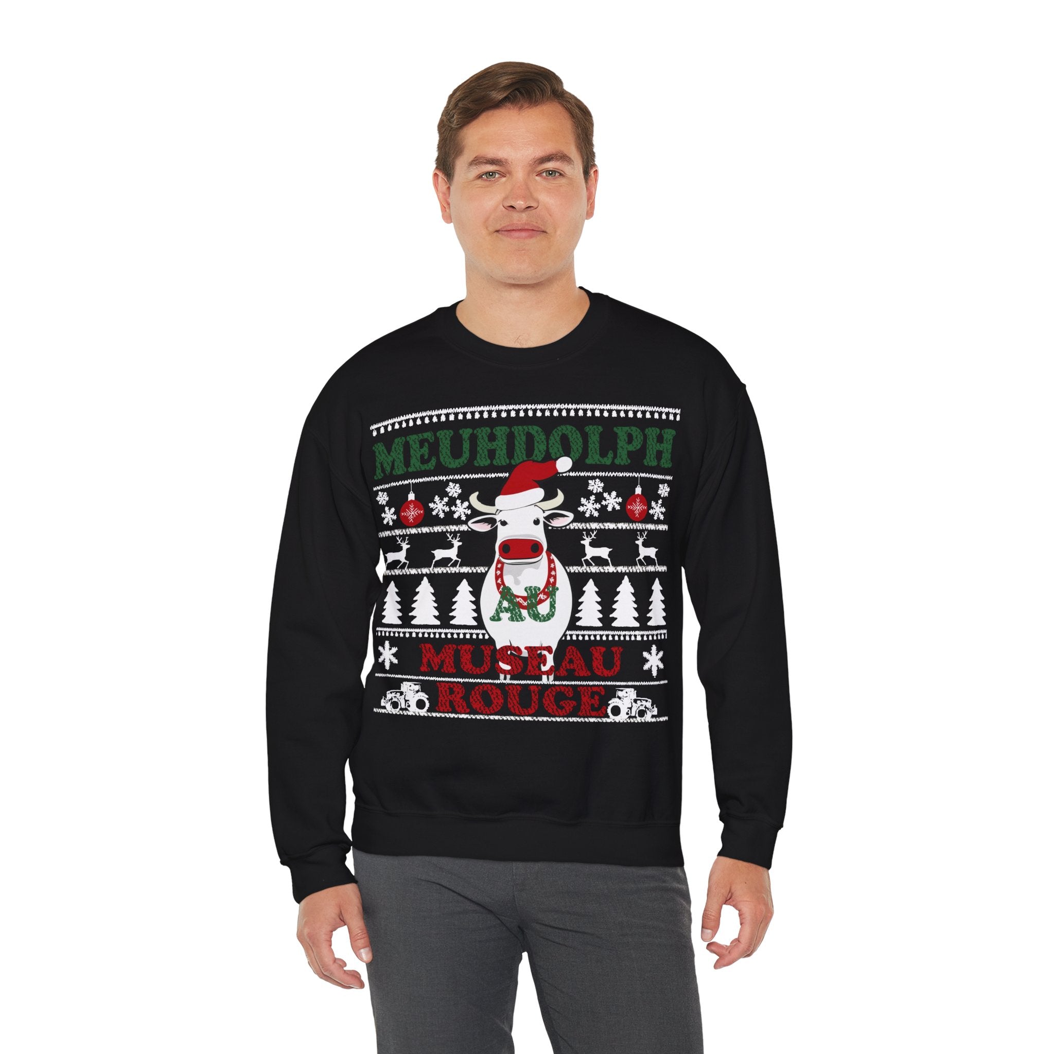 Meuhdolph Ugly Christmas Sweater
