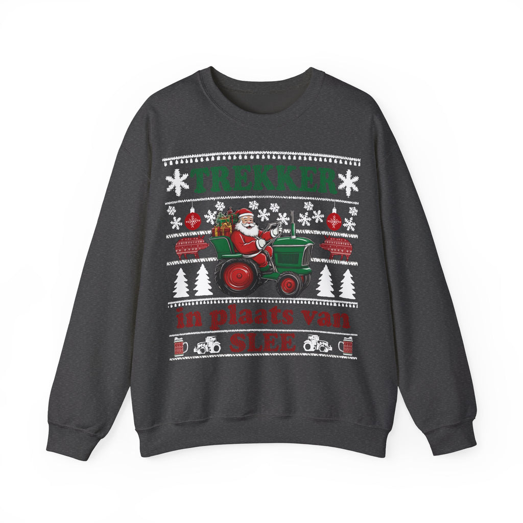 Trekker in plaats van slee Ugly Christmas Sweater