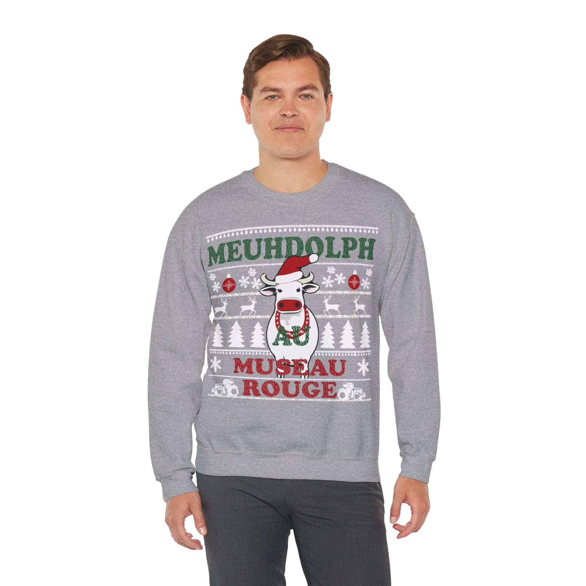 Meuhdolph Ugly Christmas Sweater
