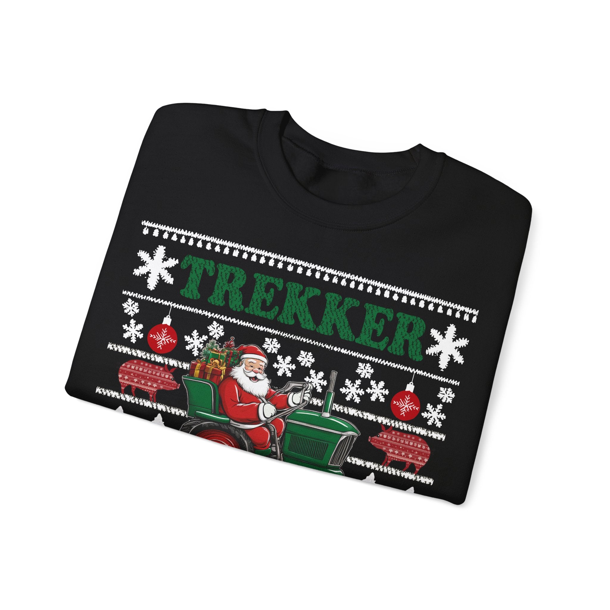 Trekker in plaats van slee Ugly Christmas Sweater