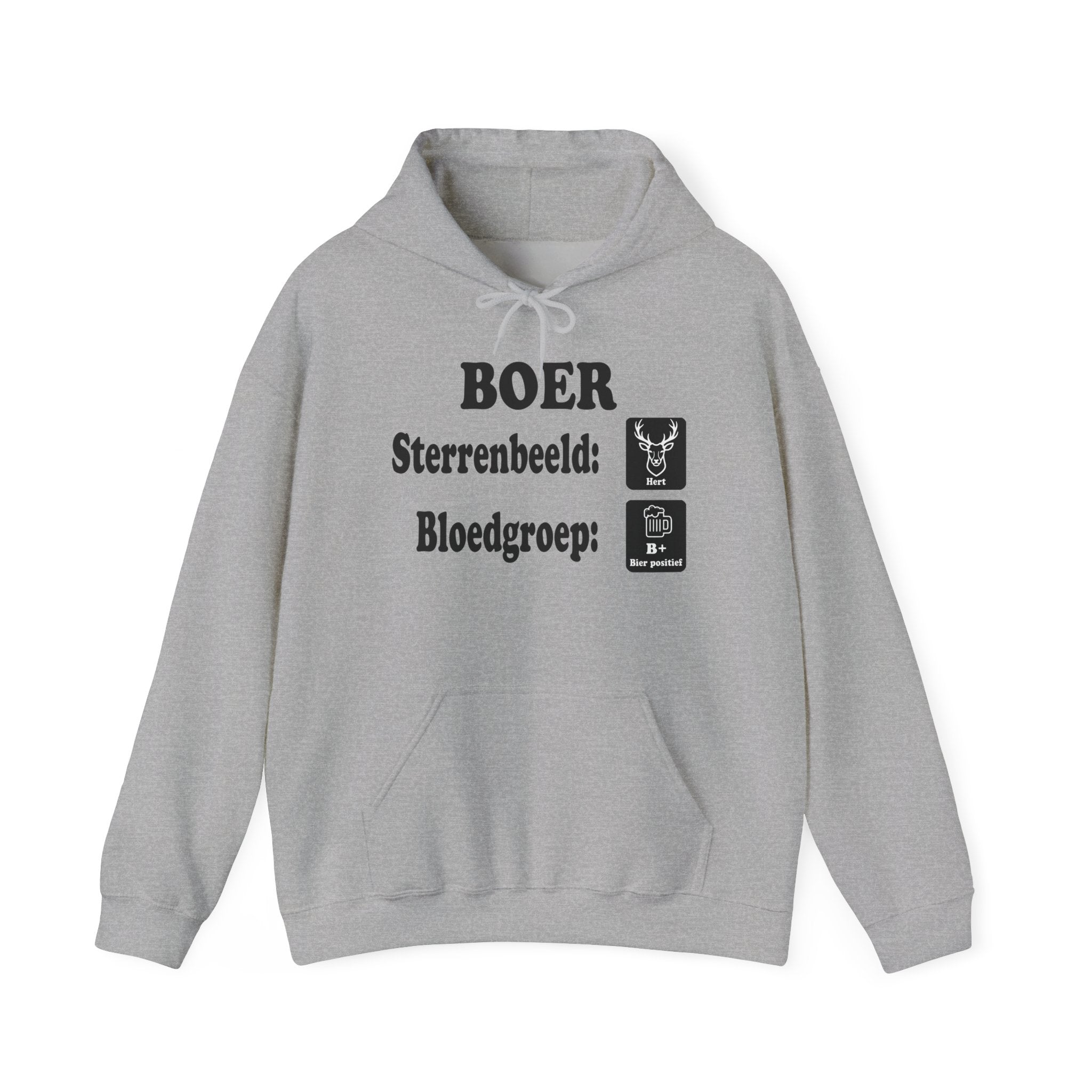 Hoodie Sterrenbeeld Hert & Bloedgroep B+