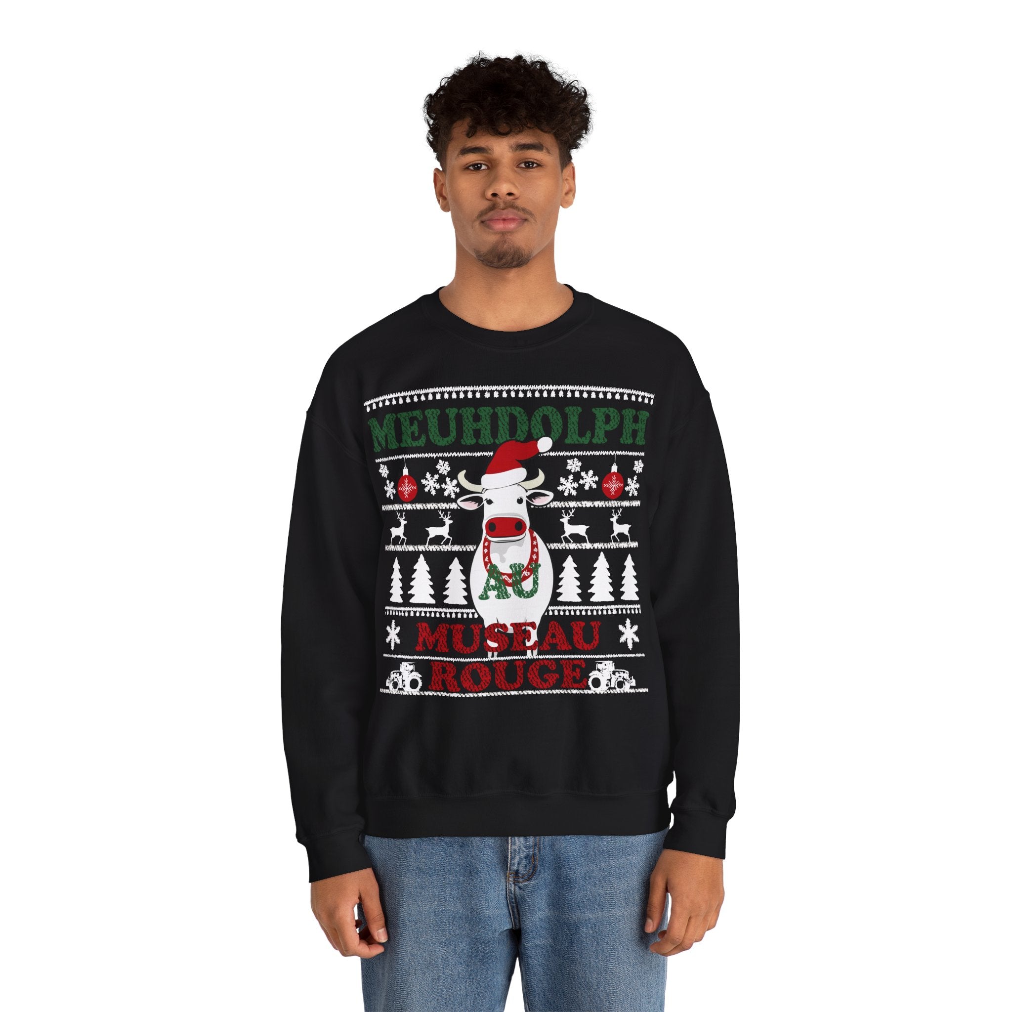 Meuhdolph Ugly Christmas Sweater