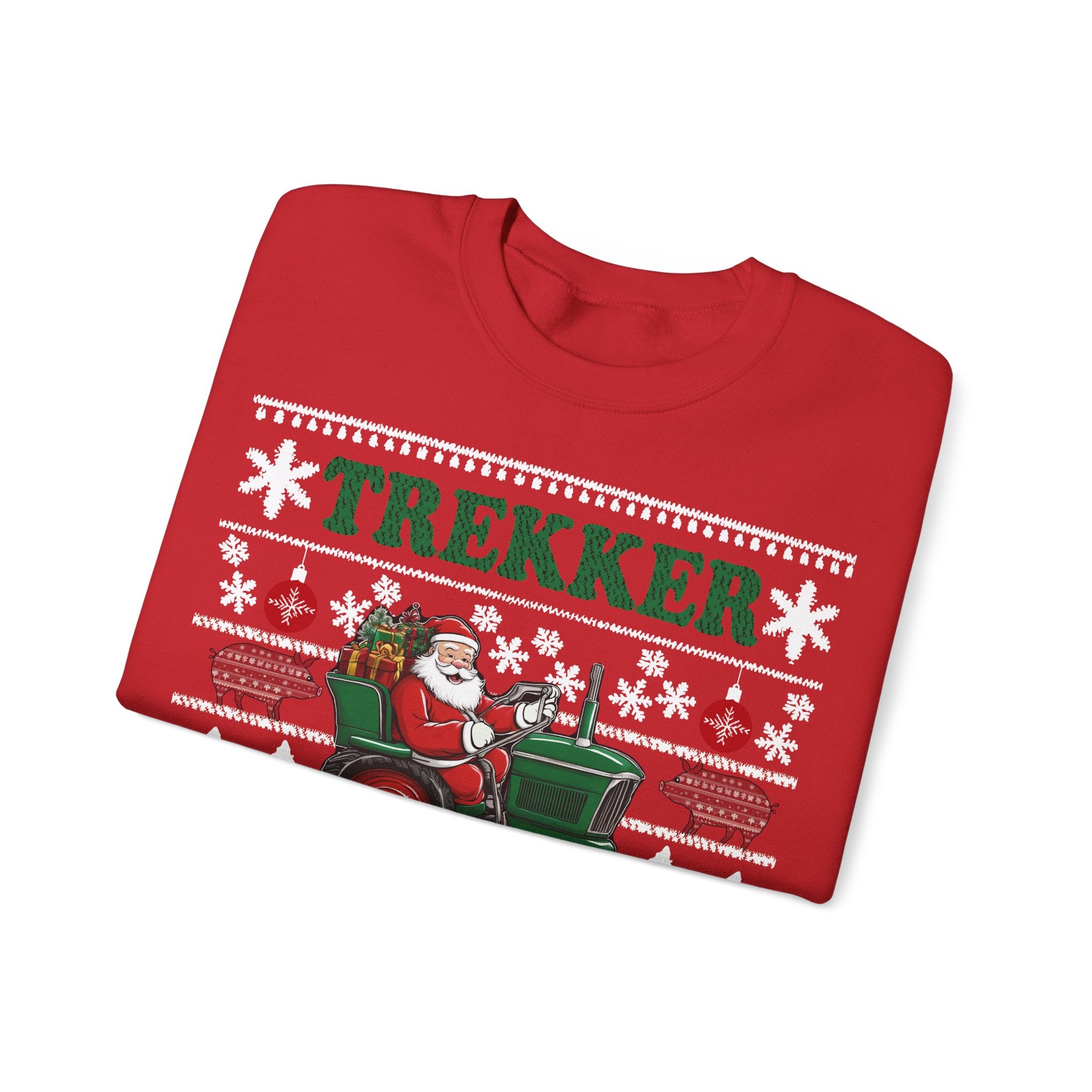 Trekker in plaats van slee Ugly Christmas Sweater