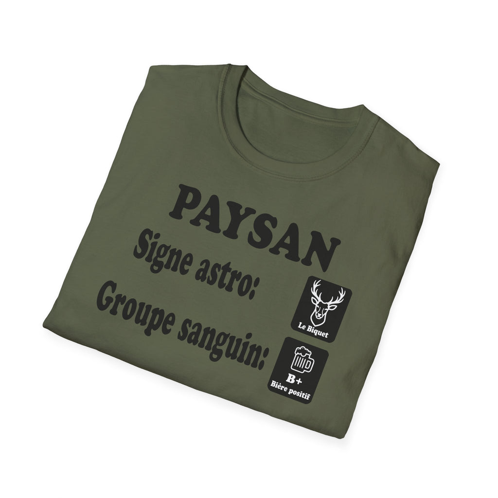 T-shirt Signe Astro & Groupe Sanguin