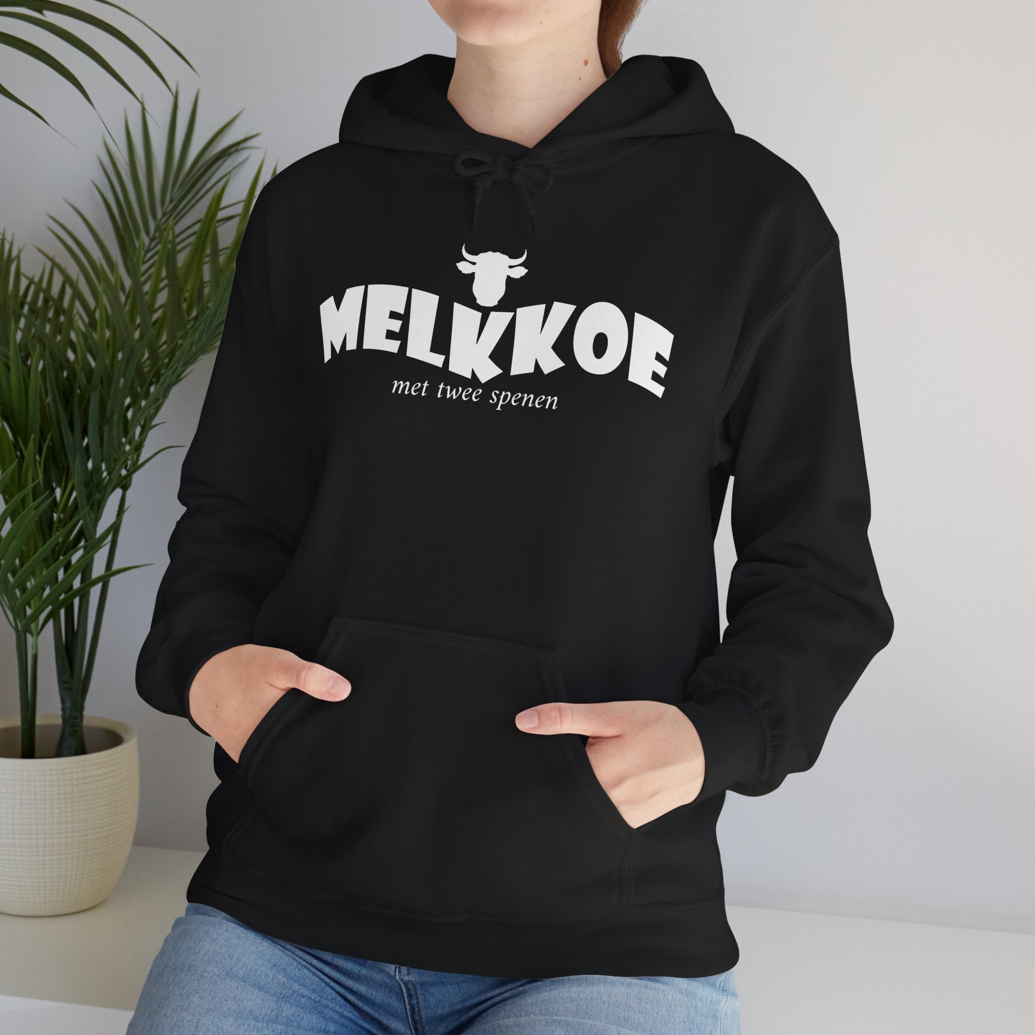 Melkkoe met twee spenen Hoodie