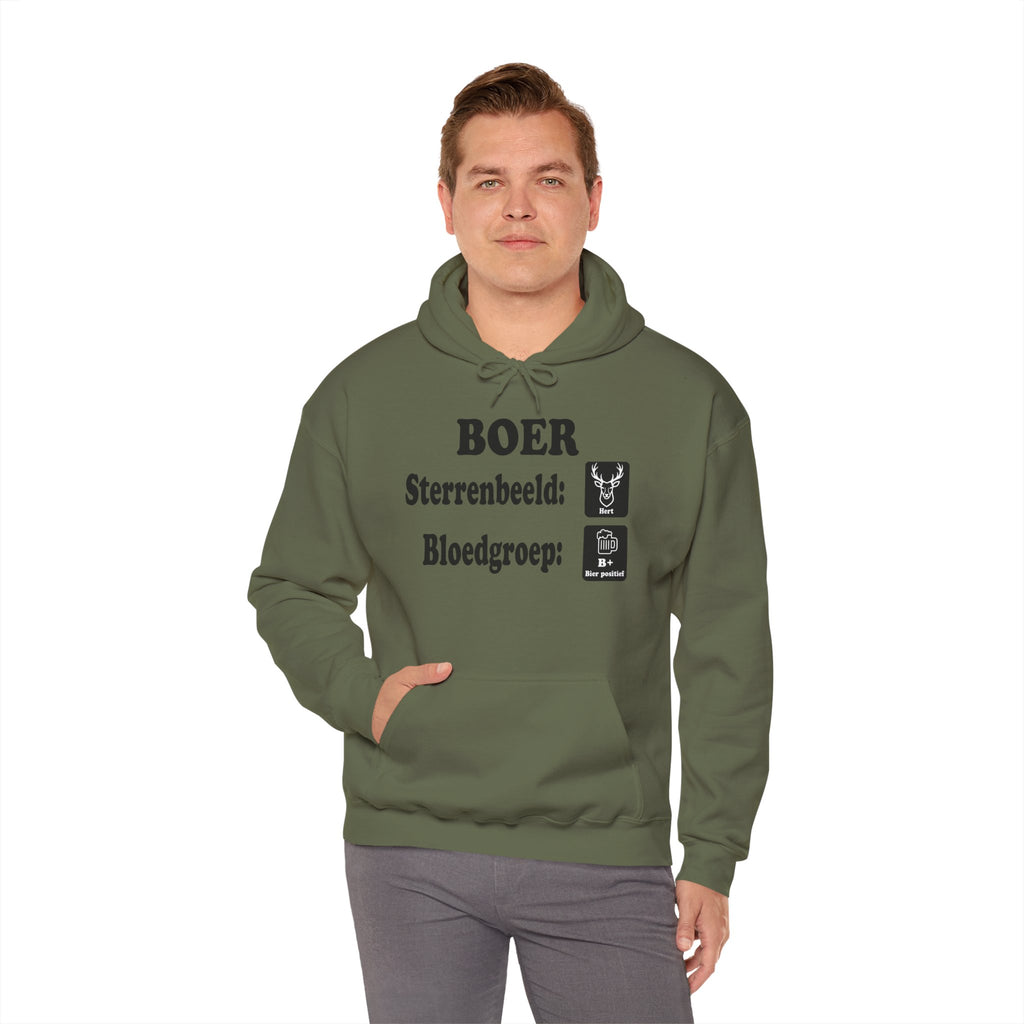 Hoodie Sterrenbeeld Hert & Bloedgroep B+