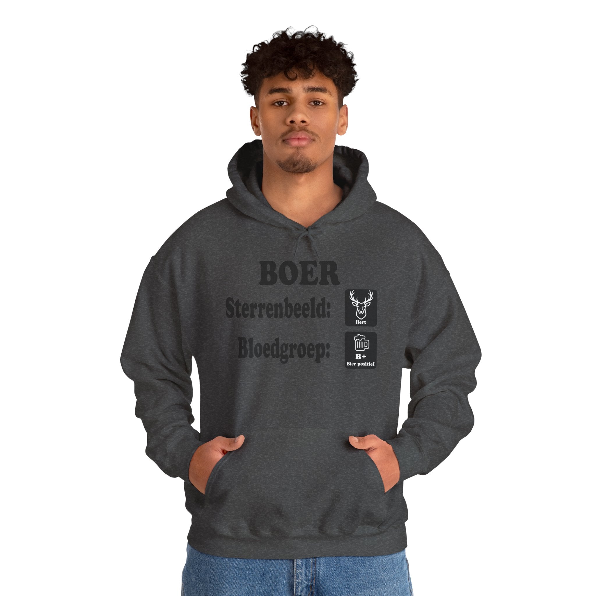 Hoodie Sterrenbeeld Hert & Bloedgroep B+
