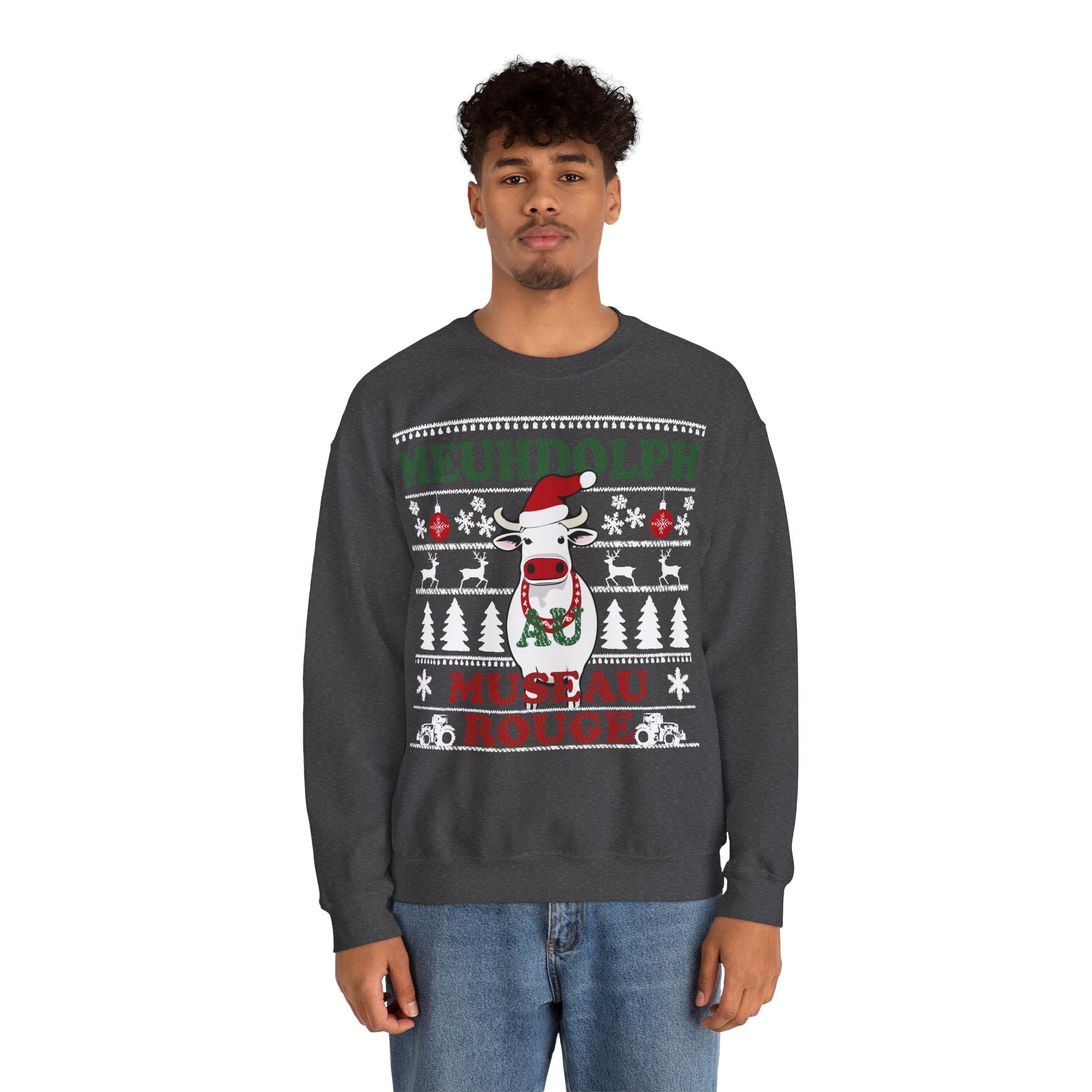 Meuhdolph Ugly Christmas Sweater