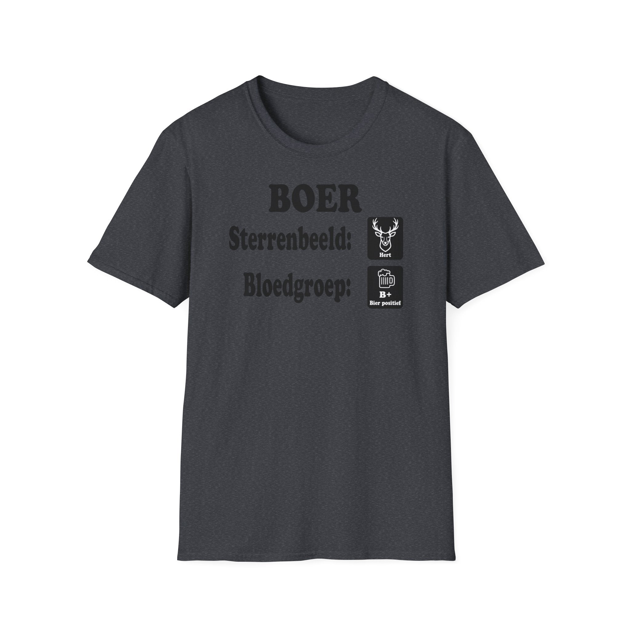 T-shirt Sterrenbeeld Hert & Bloedgroep B+