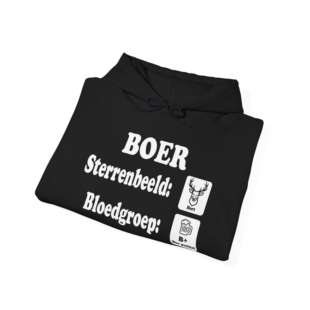 Hoodie Sterrenbeeld Hert & Bloedgroep B+