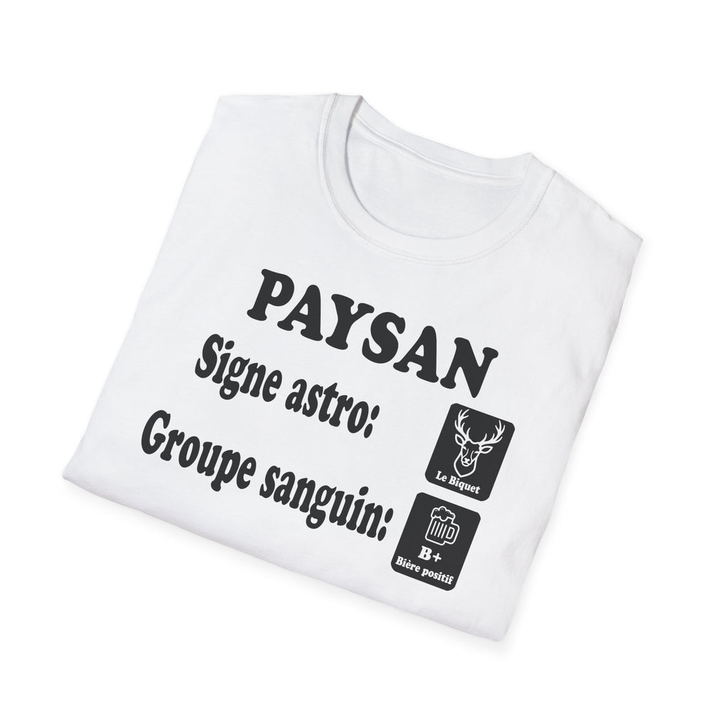T-shirt Signe Astro & Groupe Sanguin
