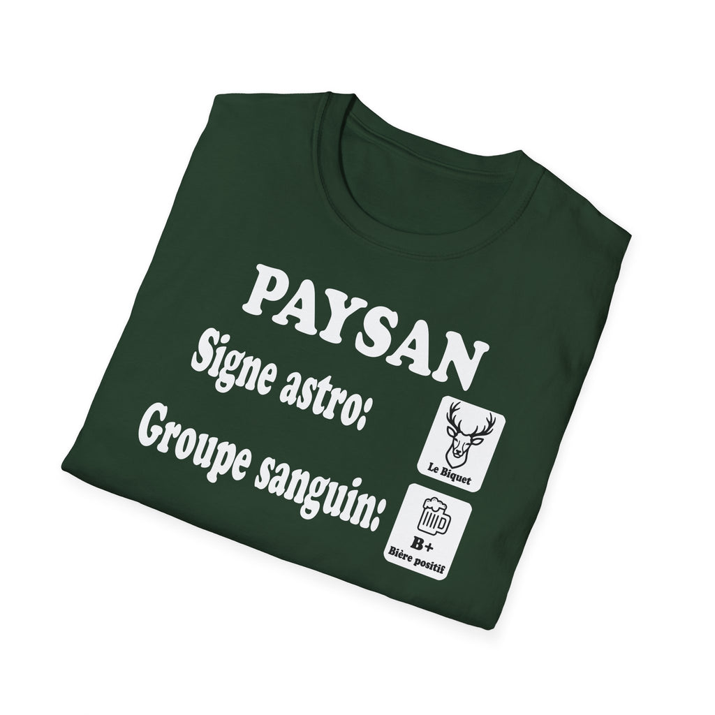 T-shirt Signe Astro & Groupe Sanguin