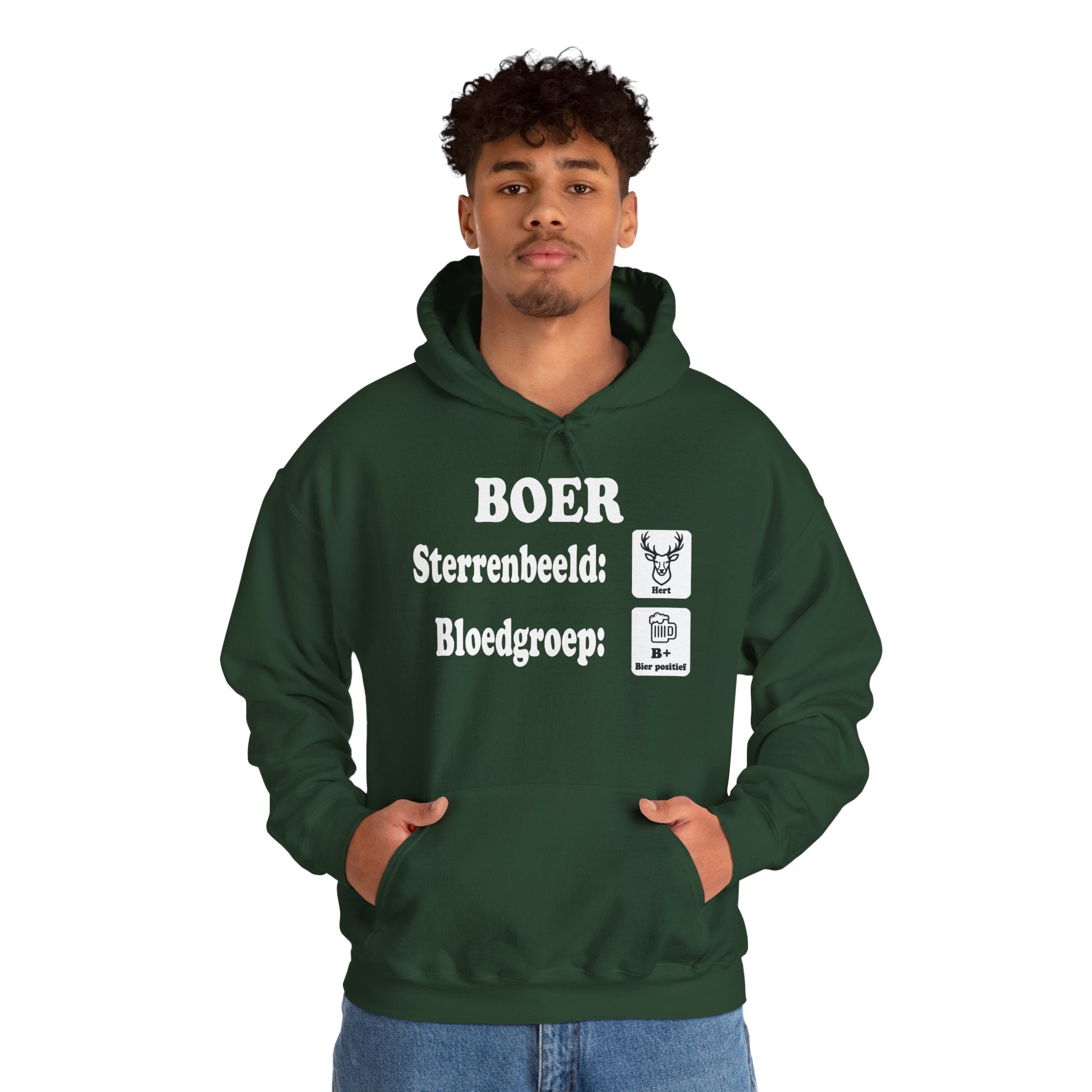 Hoodie Sterrenbeeld Hert & Bloedgroep B+