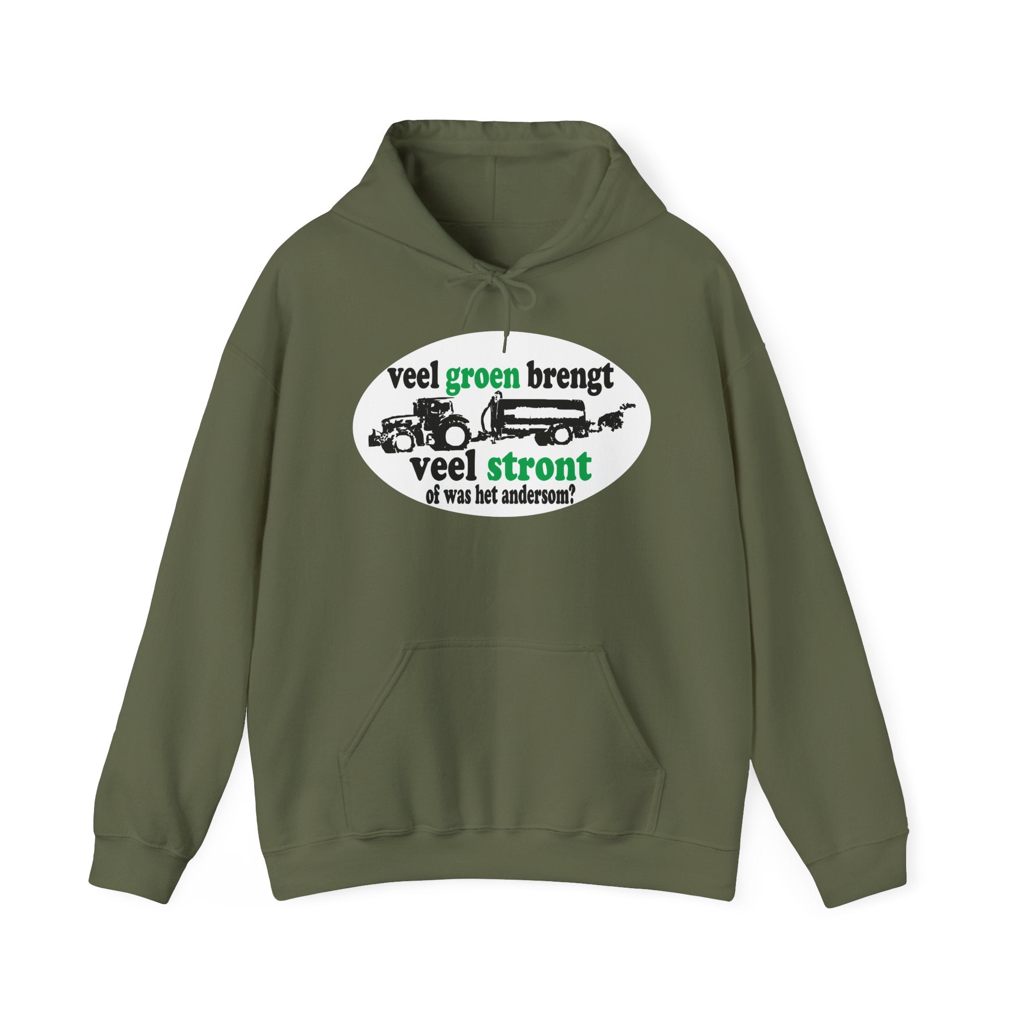 Veel groen brengt veel stront Hoodie
