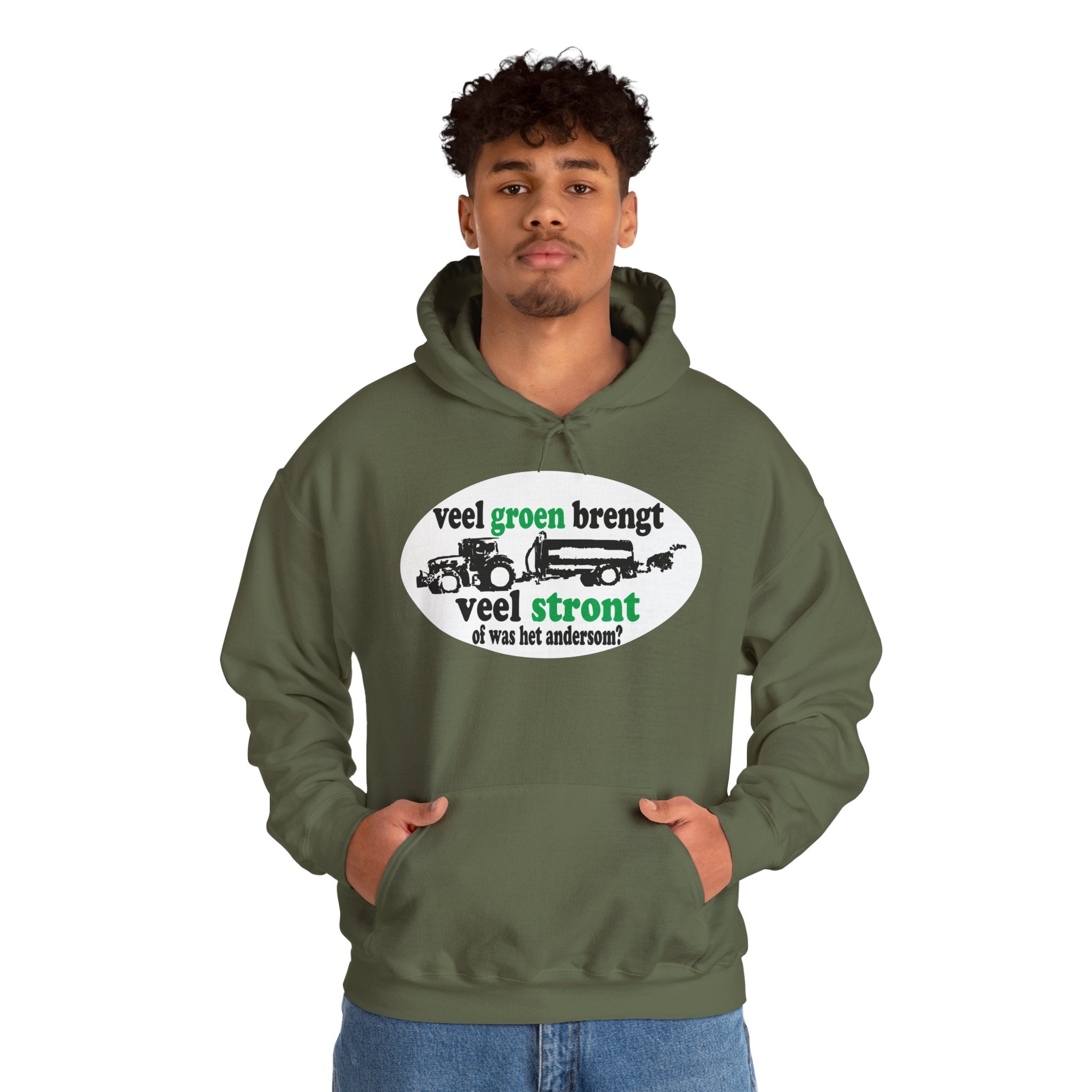 Veel groen brengt veel stront Hoodie