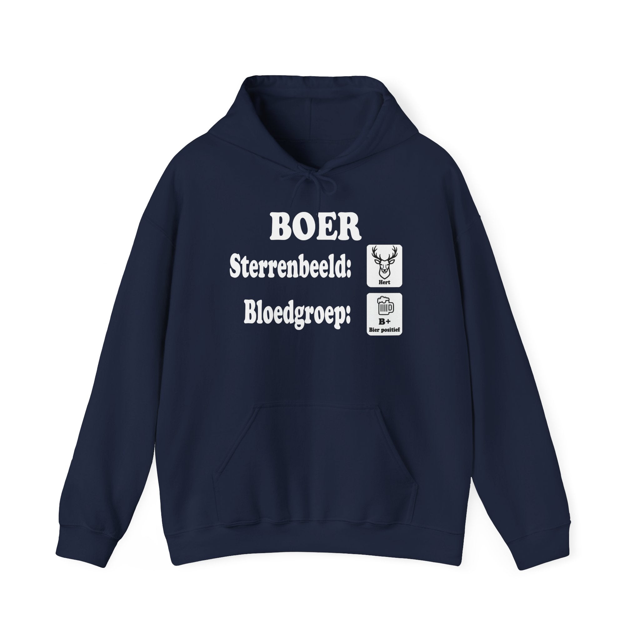 Hoodie Sterrenbeeld Hert & Bloedgroep B+