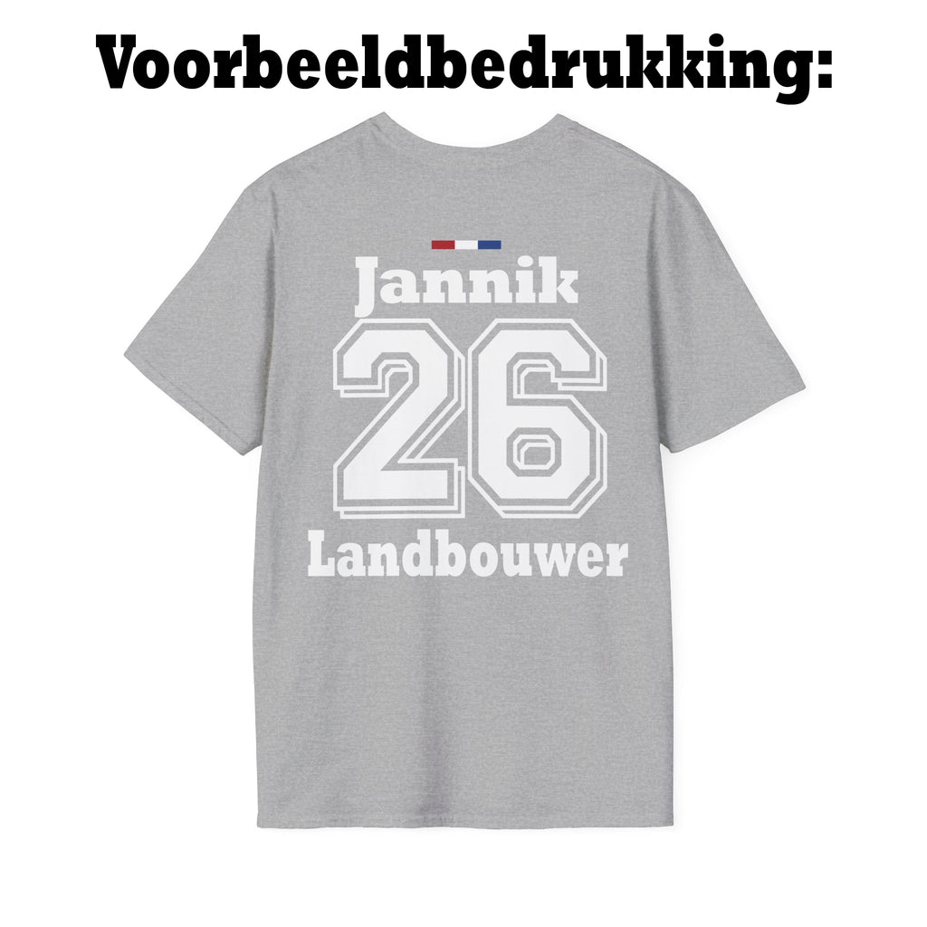 Gepersonaliseerd shirt als ideaal cadeau voor een Nederlandse boer of loonwerker.