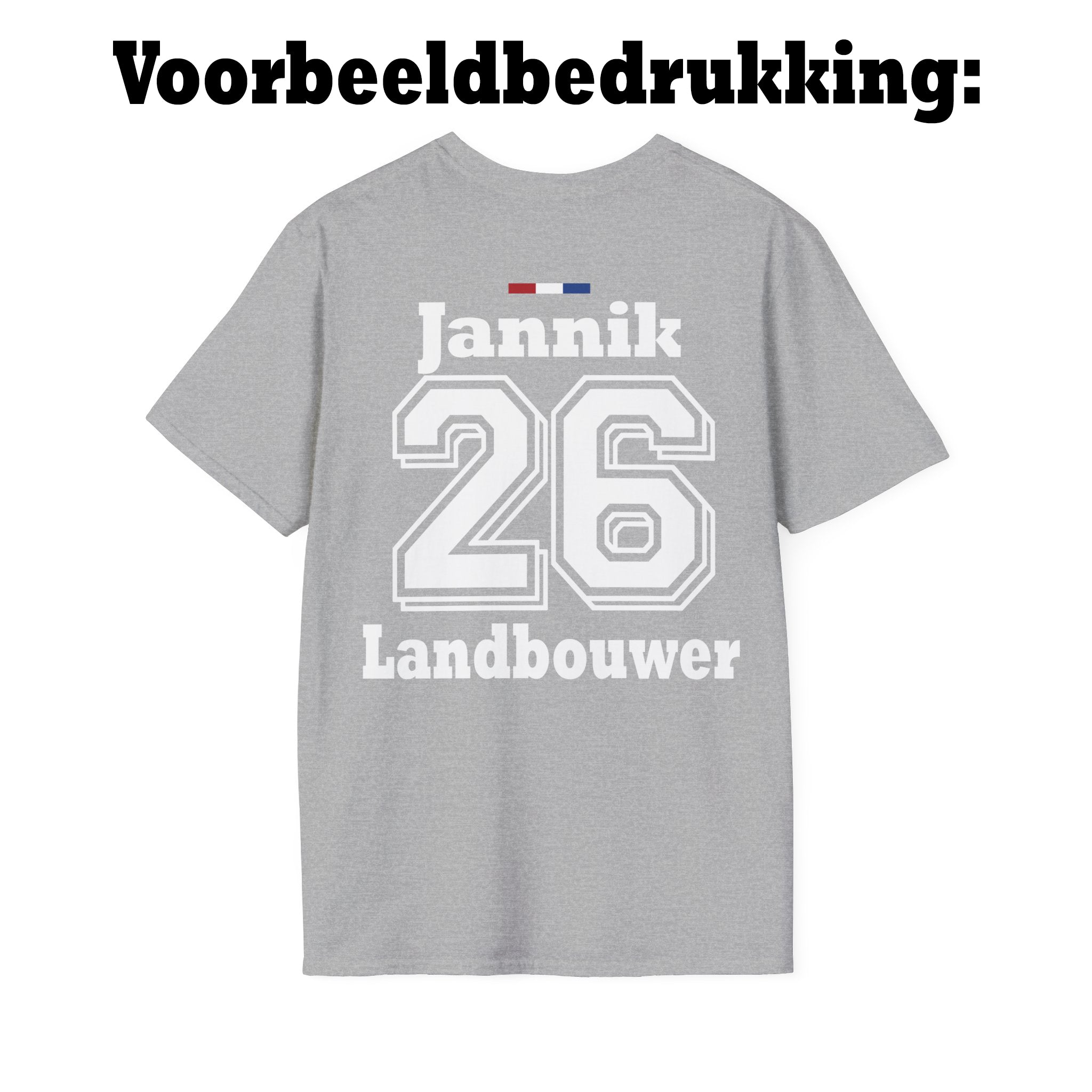 Gepersonaliseerd shirt als ideaal cadeau voor een Nederlandse boer of loonwerker.