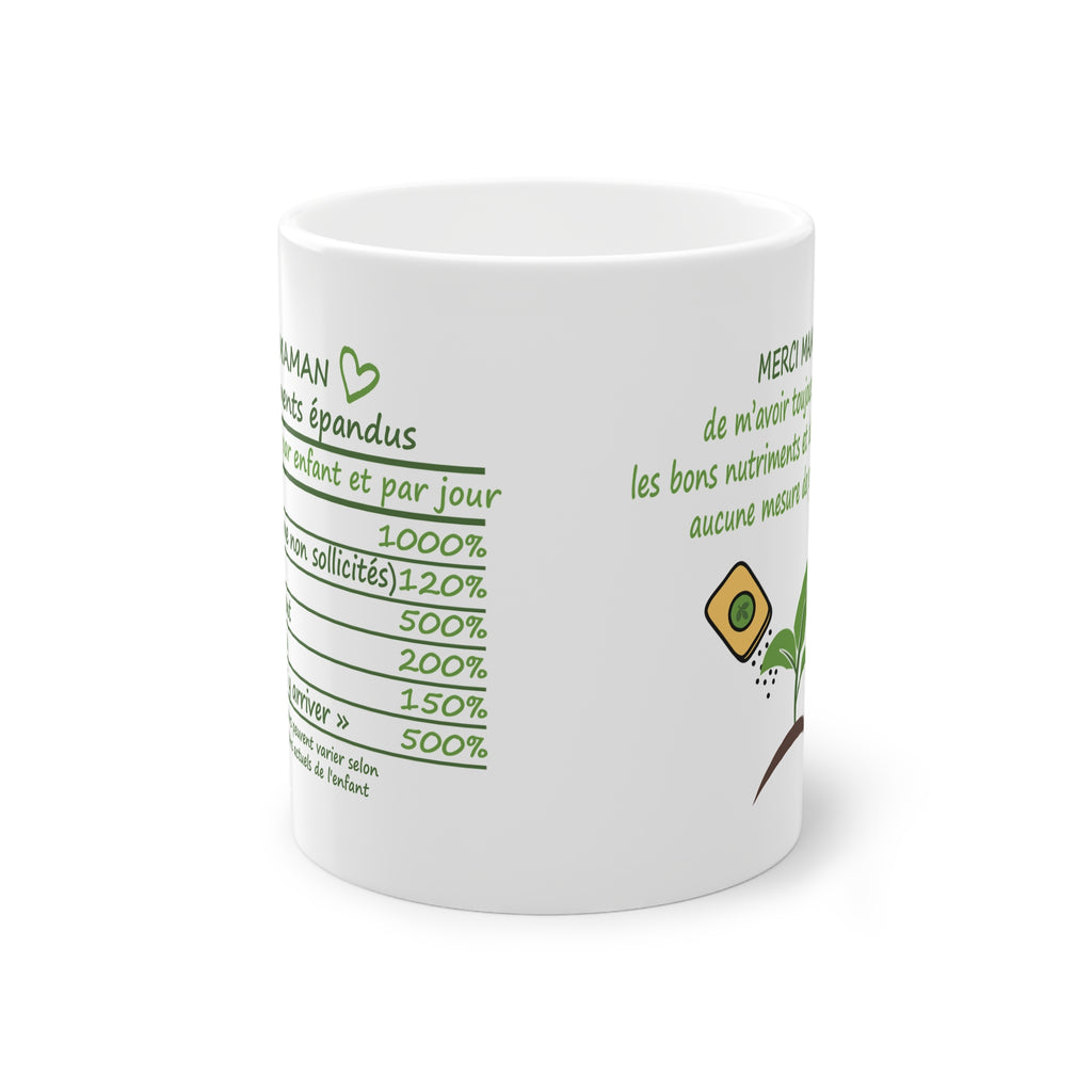 Design exclusif Merci Maman inscription durable pour heroine de la ferme