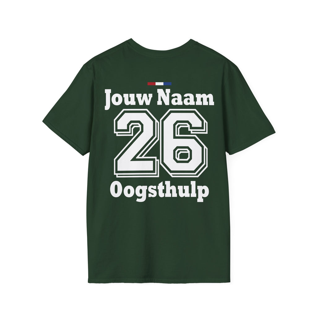 Voorbeeld van een gepersonaliseerd shirt voor loonwerkers met bedrijfsfunctie.