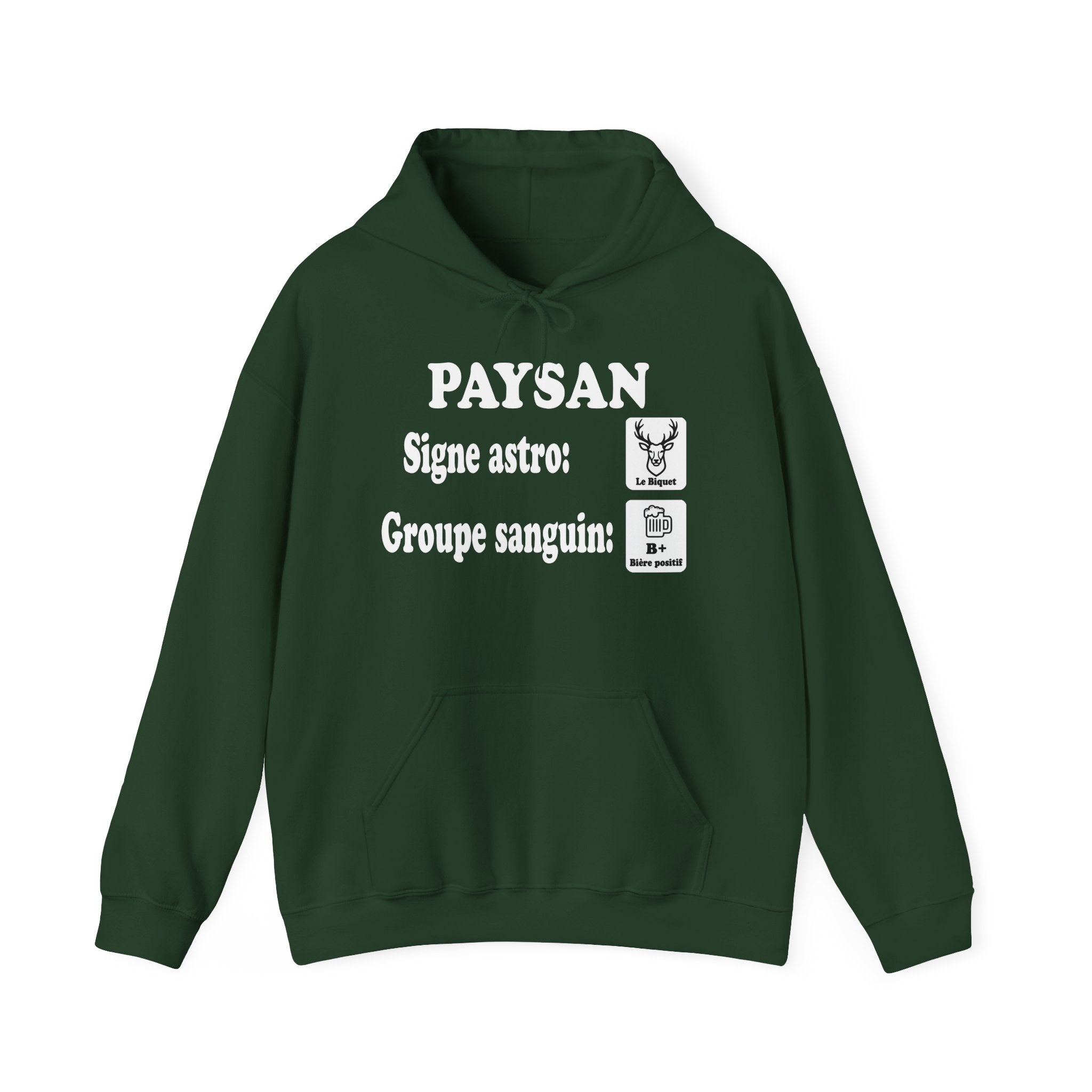 Sweat à capuche agriculteur rigolo, idéal pour un cadeau d'anniversaire ou de Noël.