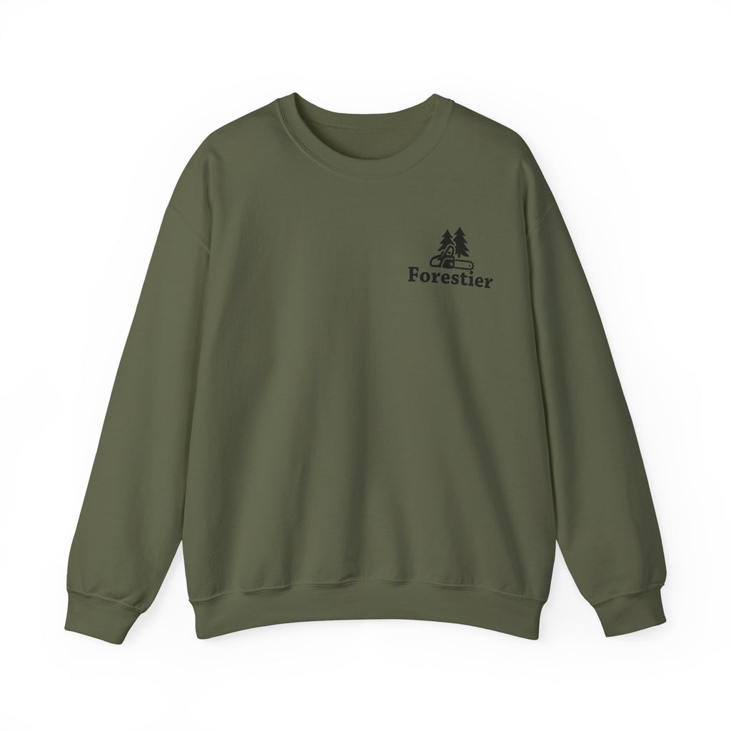 Sweatshirt Forestier col rond, vêtement classique pour le travail de chais.