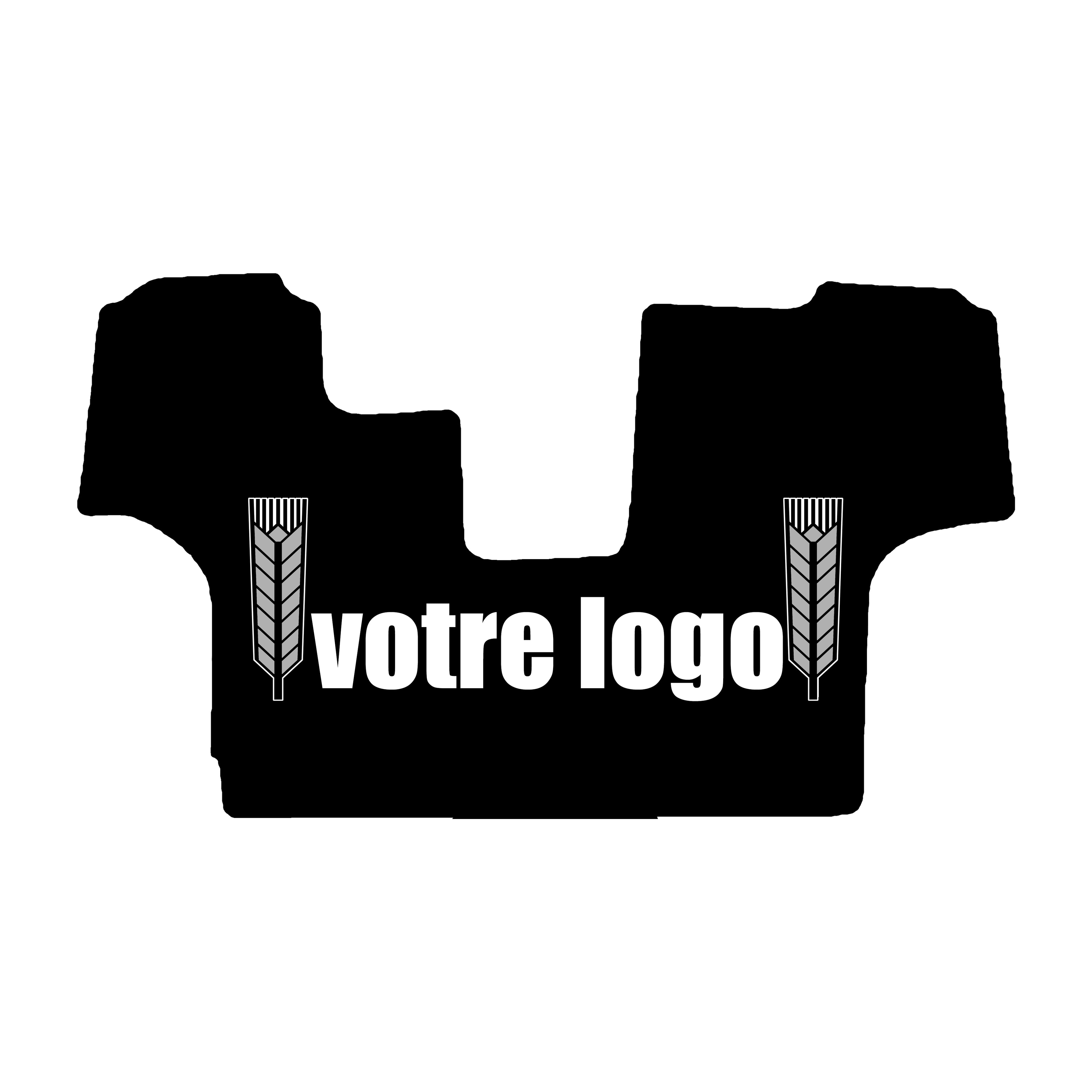 Tapis de sol personnalisé avec votre logo – Compatible Fendt Vario COM3 séries 400, 700 et 800 sans frein moteur (à partir de 2007)