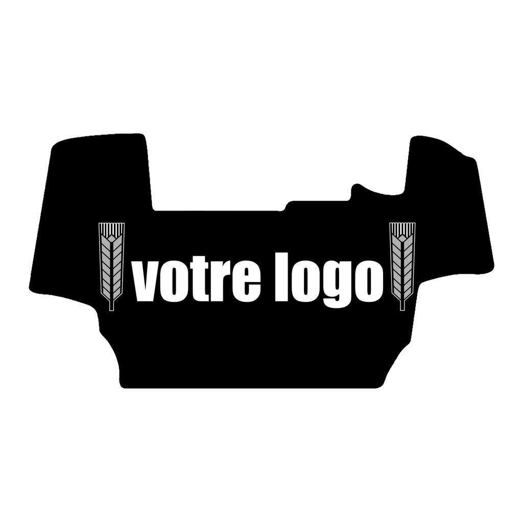 Tapis de sol personnalisé avec votre logo – Compatible Fendt Vario 300, 500, 600 et 700 GEN7 sans réfrigérateur cabine et sans frein moteur (à partir de 2023)