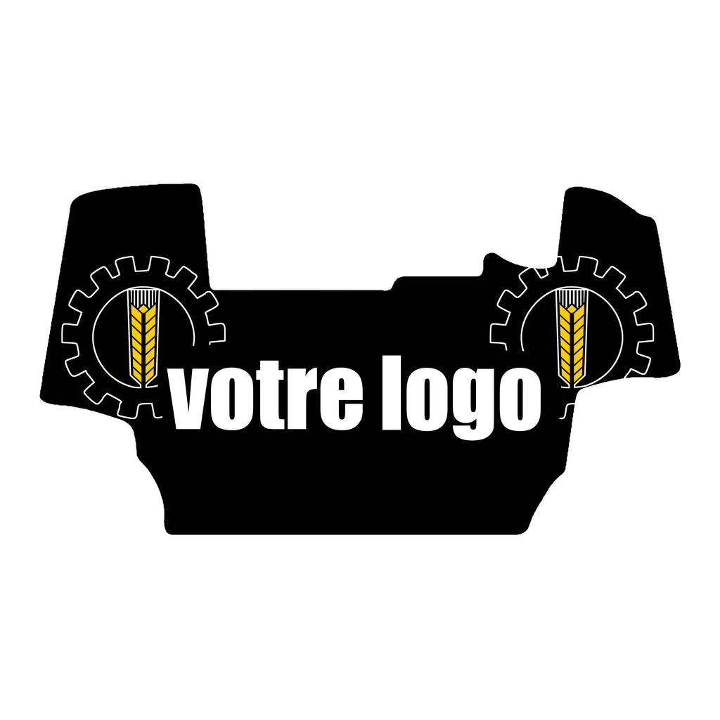 Tapis de sol personnalisé avec votre logo – Compatible Fendt Vario 300, 500, 600 et 700 GEN7 sans réfrigérateur cabine et sans frein moteur (à partir de 2023)